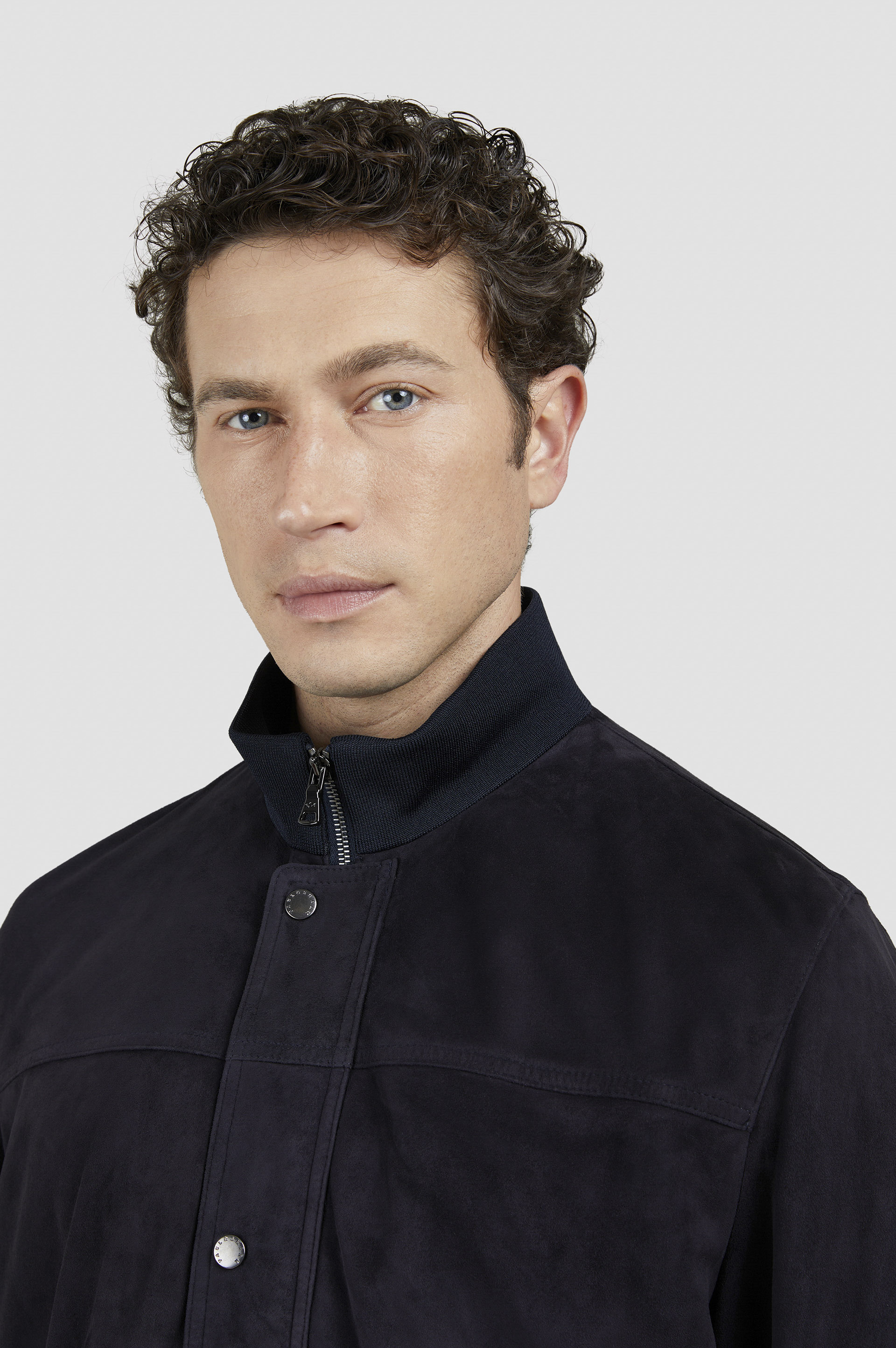 Aqualeather suede Bomber image number 4 Aqualeather suede Bomber image number 4