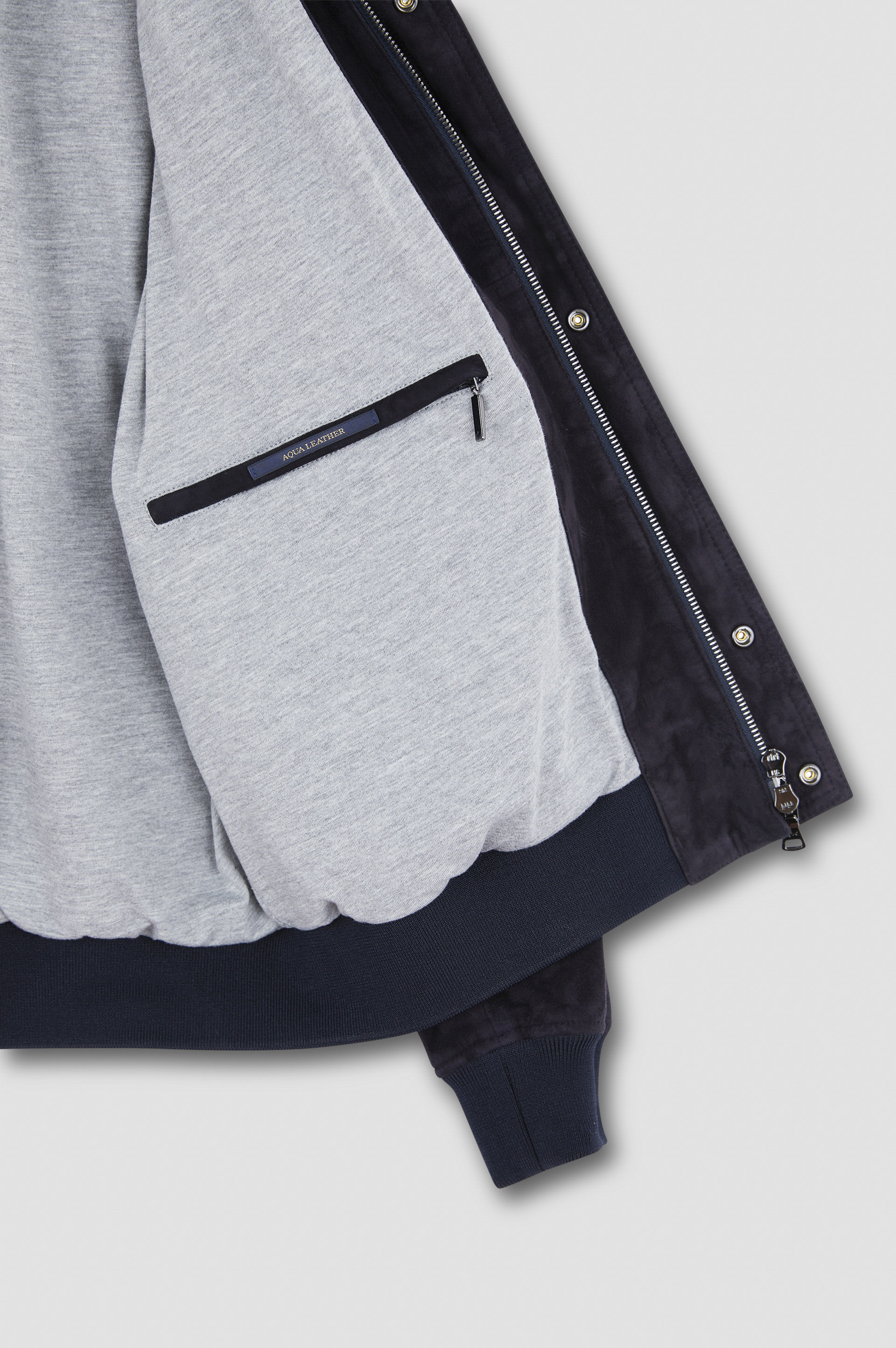 Aqualeather suede Bomber image number 8 Aqualeather suede Bomber image number 8