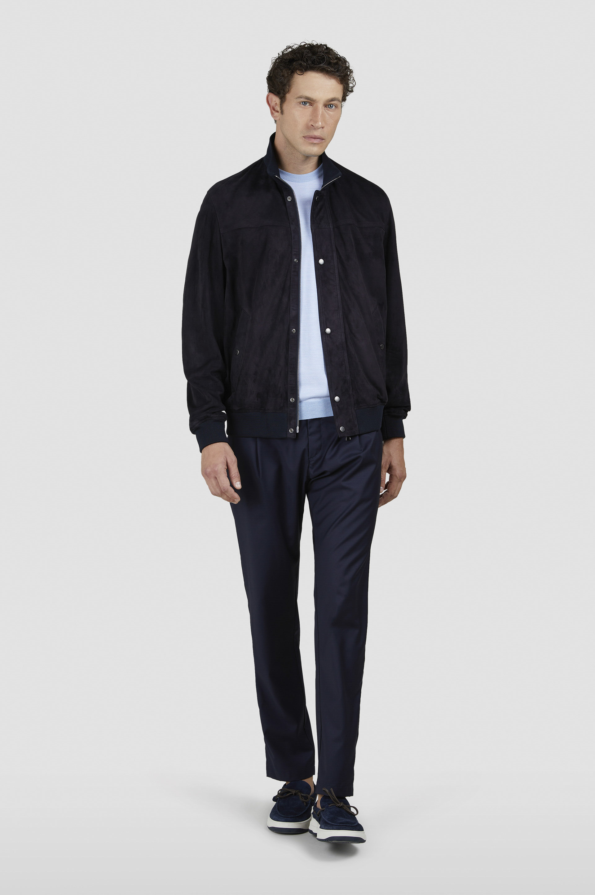 Aqualeather suede Bomber image number 2 Aqualeather suede Bomber image number 2