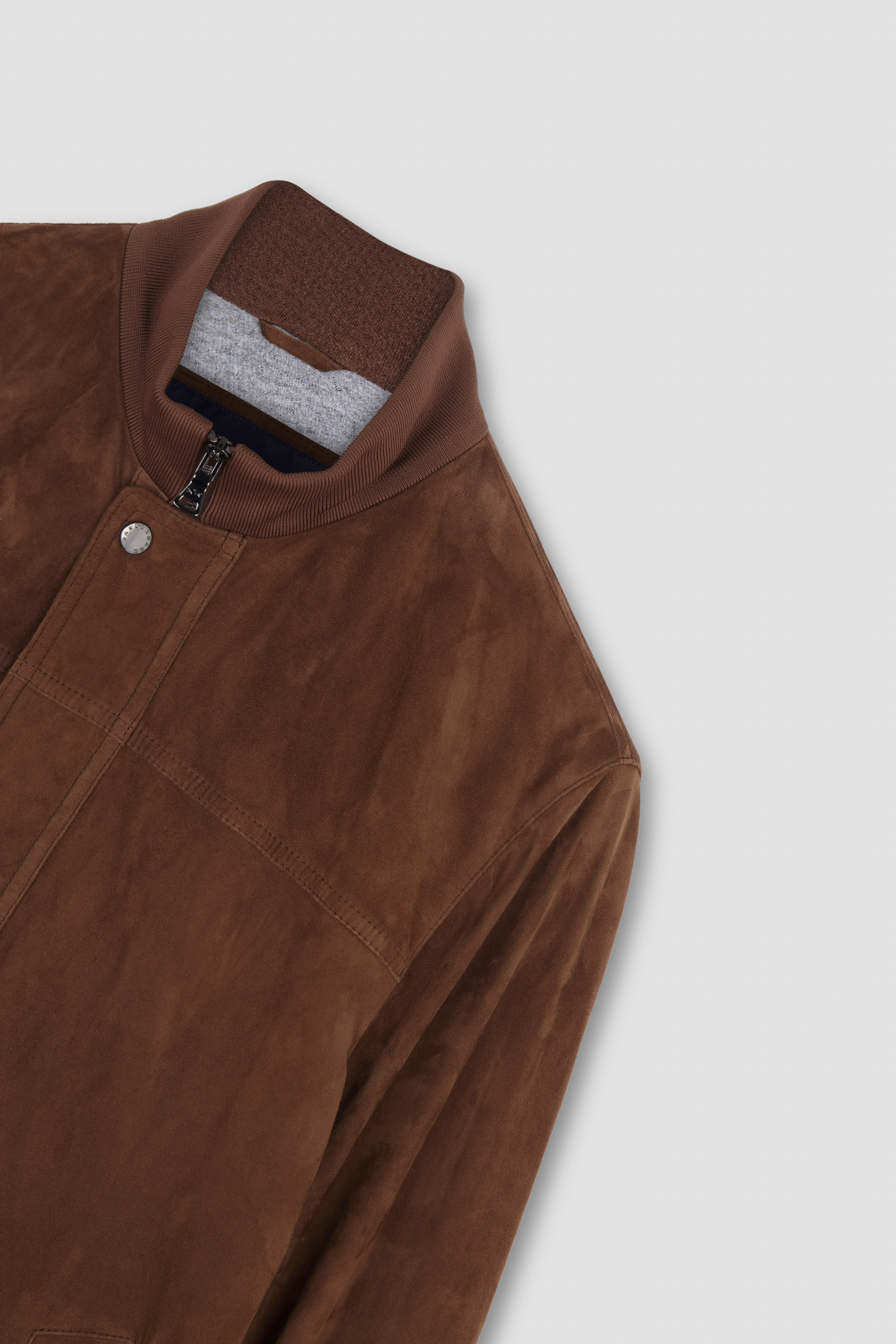 Bomber en daim Aqualeather image number 6 Bomber en daim Aqualeather image number 6
