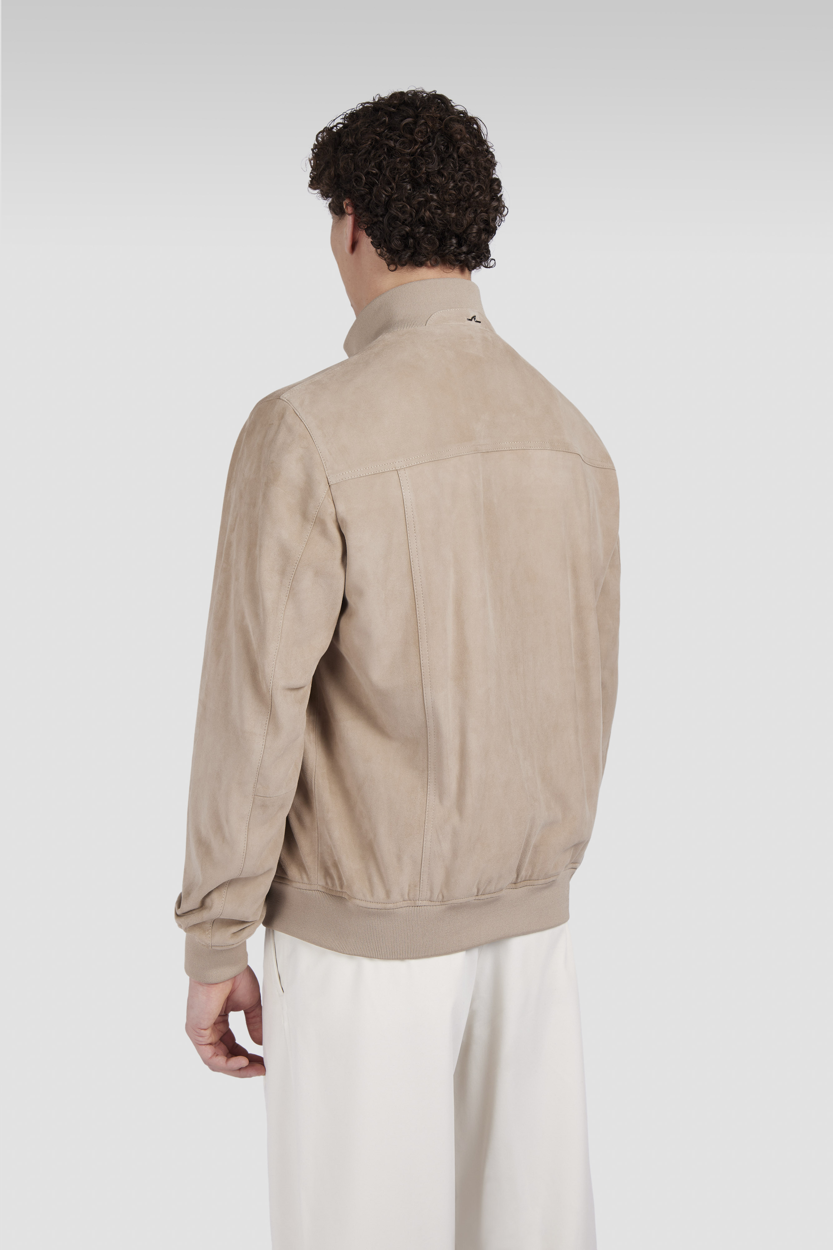 Bomber en daim Aqualeather image number 3 Bomber en daim Aqualeather image number 3