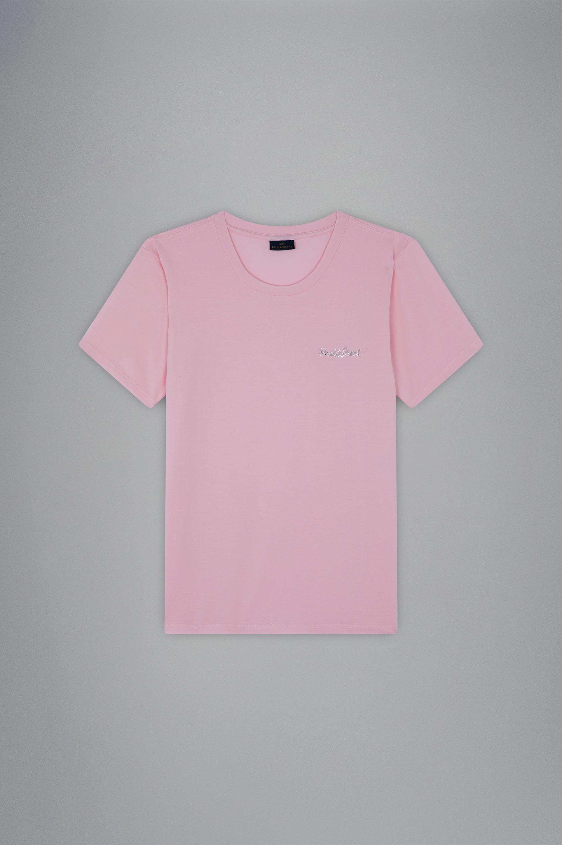 Cotton T-Shirt with swarovski Shark image number 0 Cotton T-Shirt with swarovski Shark image number 0