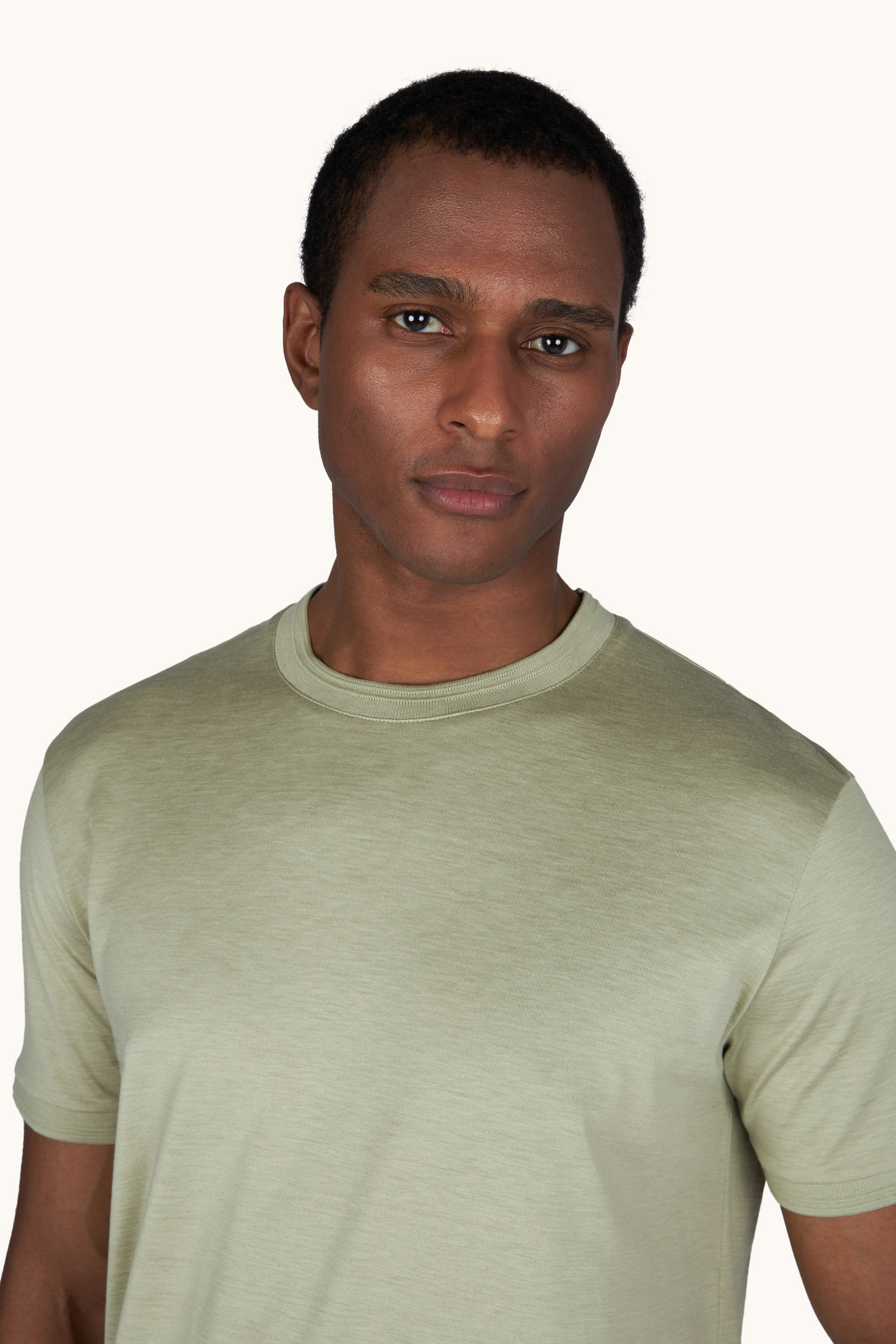 T-Shirt in cotone e seta image number 4