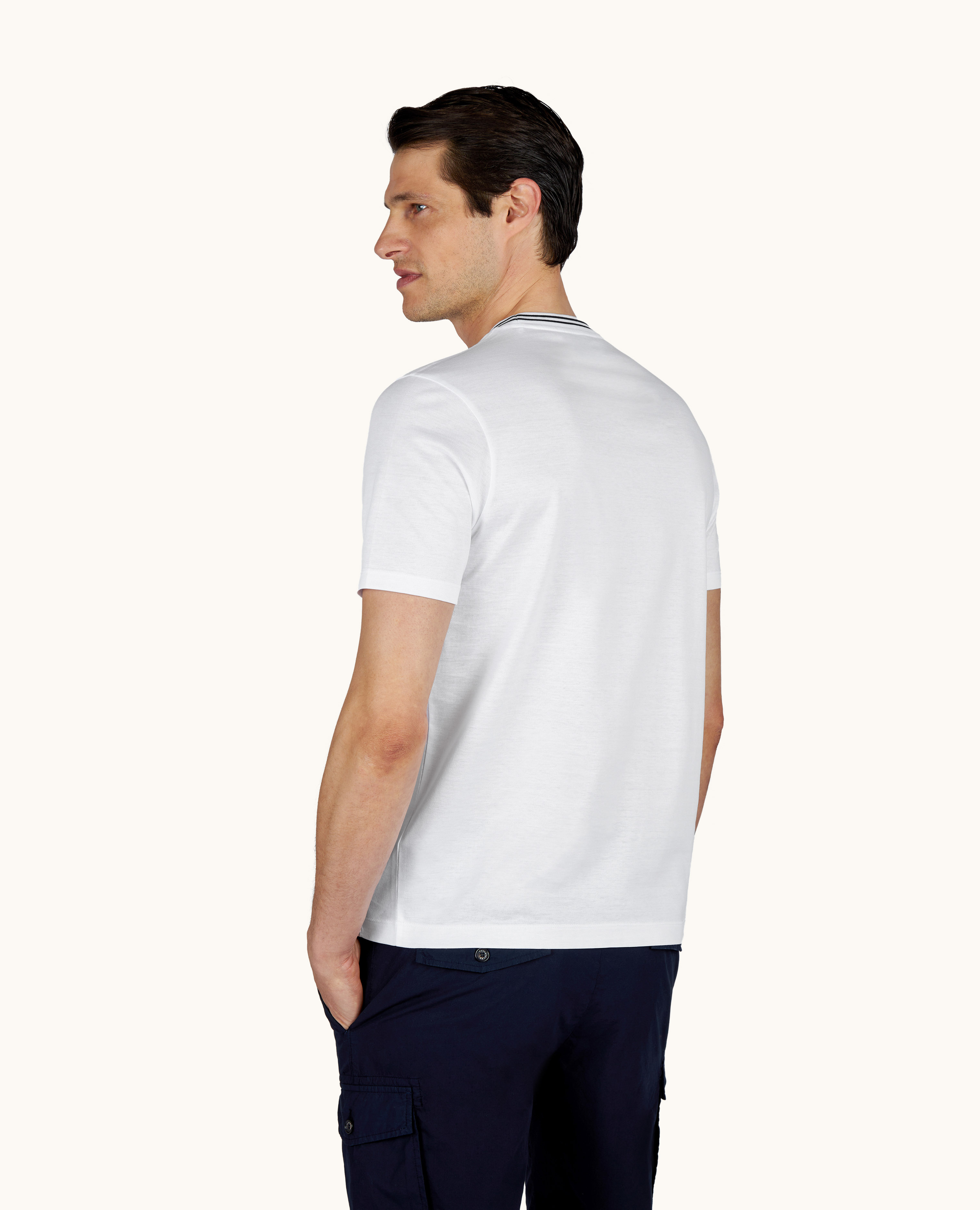 T-Shirt in perl&eacute; cotton jersey image number 2