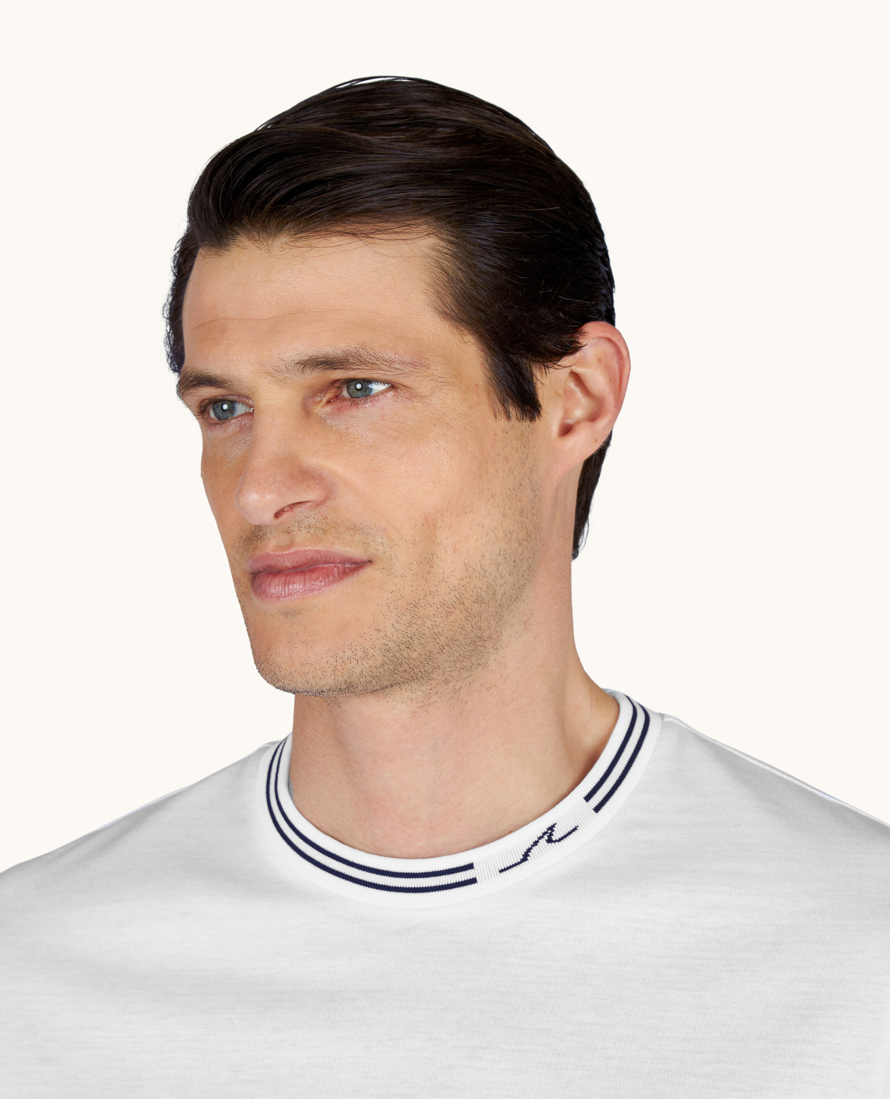 T-Shirt in perl&eacute; cotton jersey image number 3