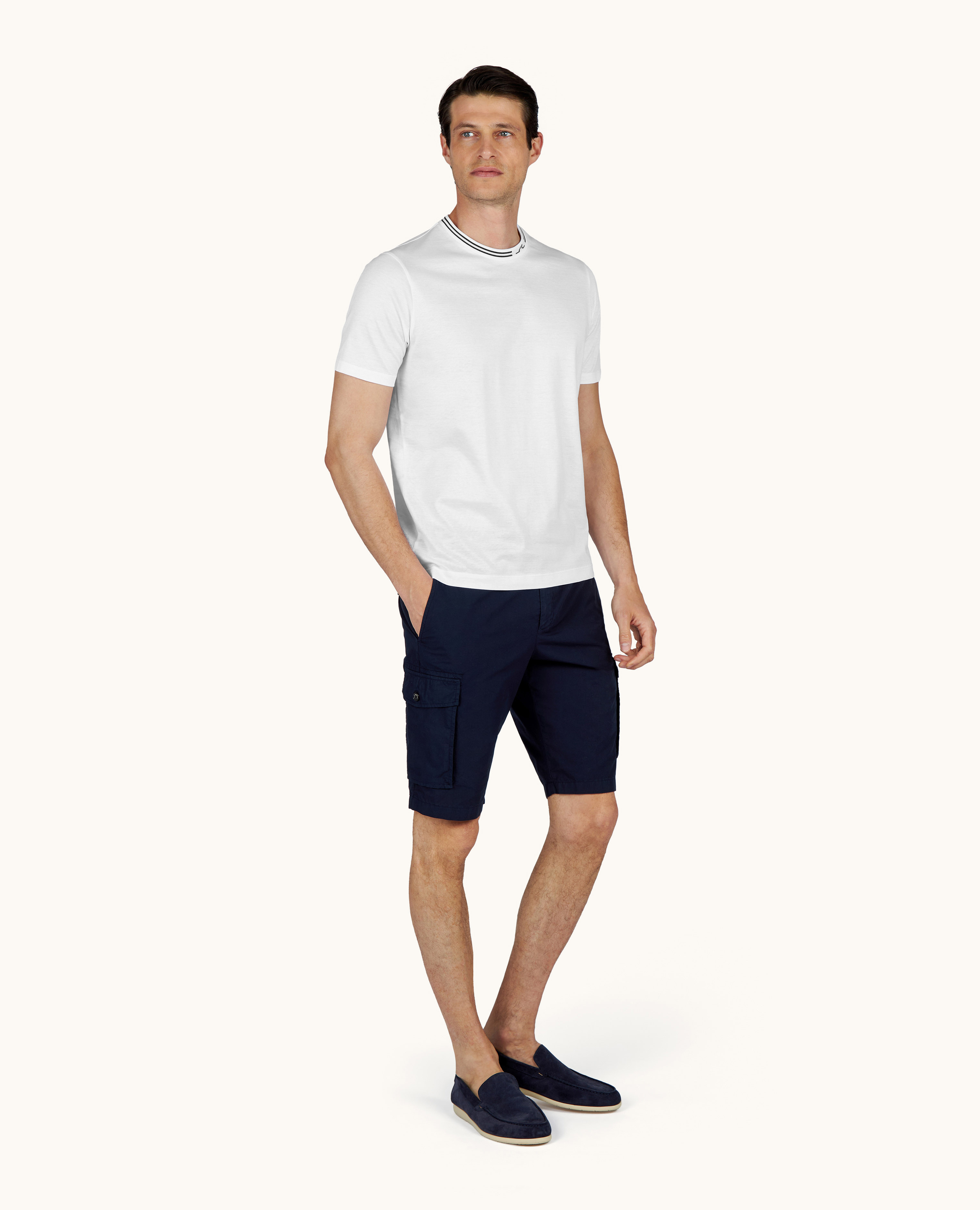 T-Shirt in perl&eacute; cotton jersey image number 1