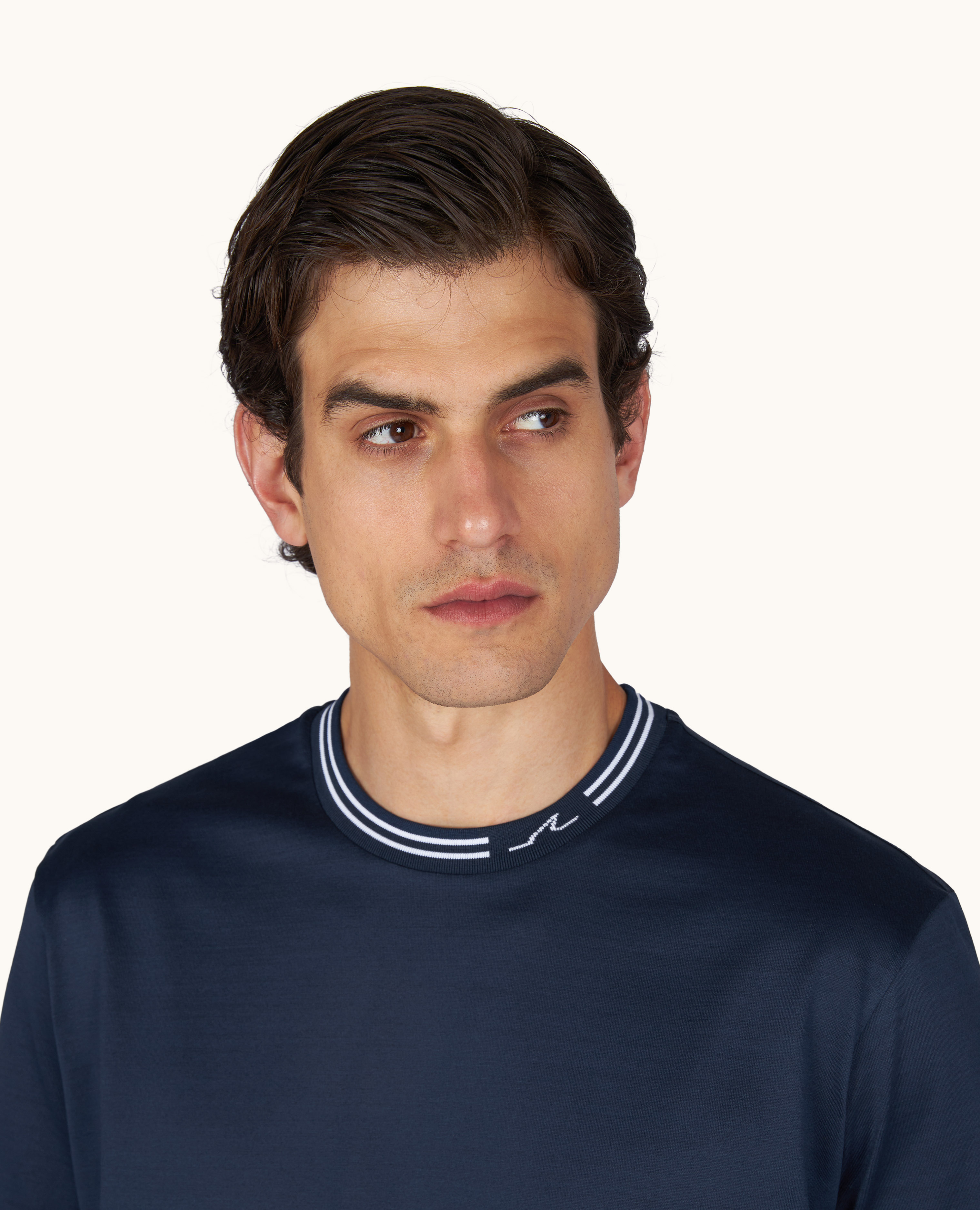 T-Shirt in perl&eacute; cotton jersey image number 4
