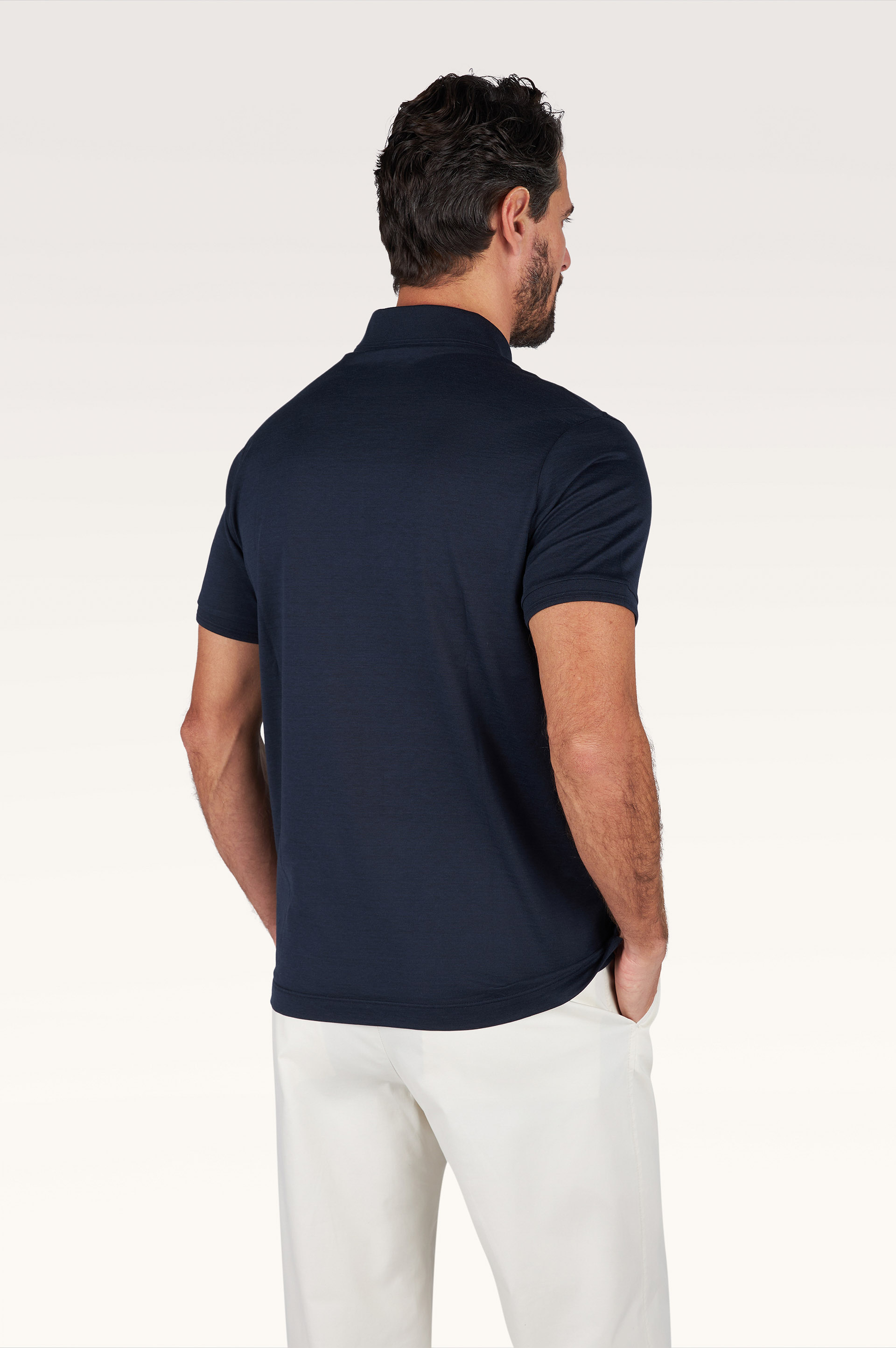 Cotton and silk polo image number 2
