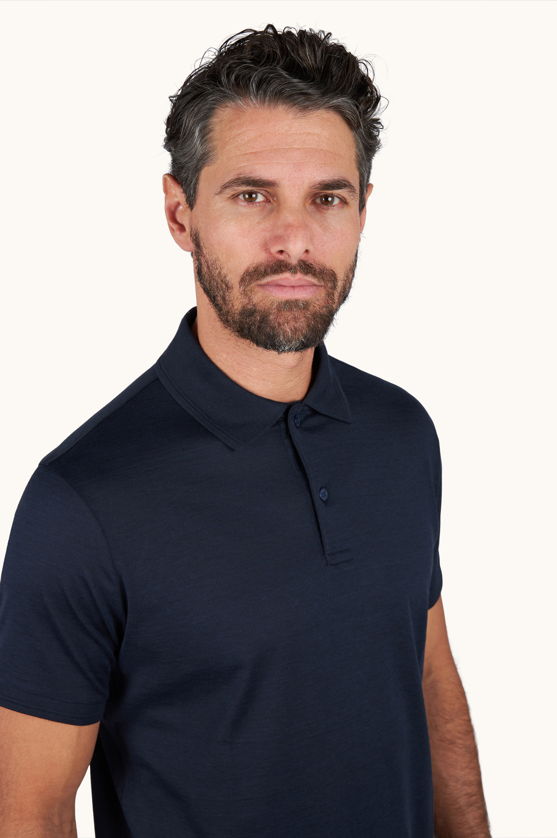 Cotton and silk polo image number 3