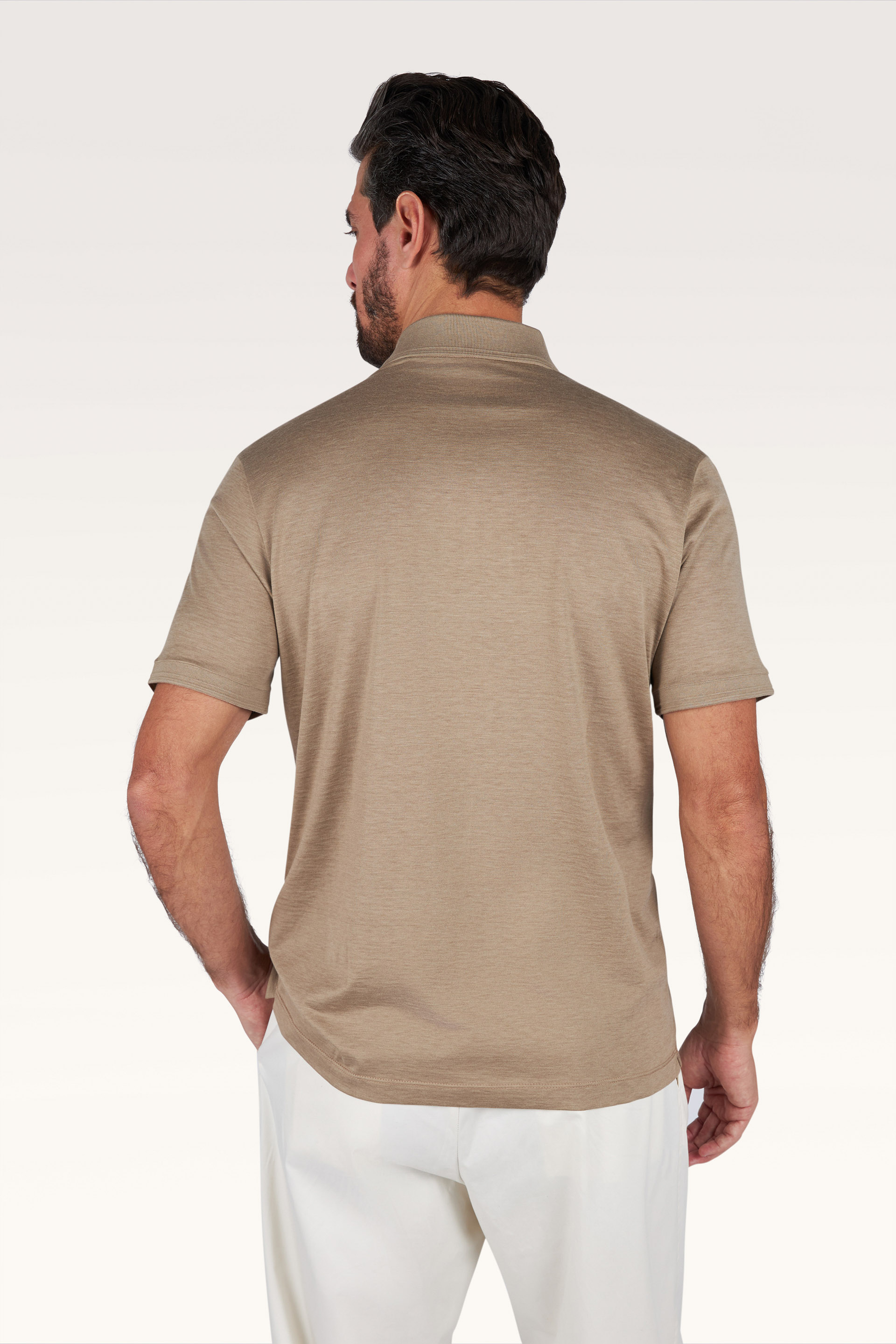 Cotton and silk polo image number 2