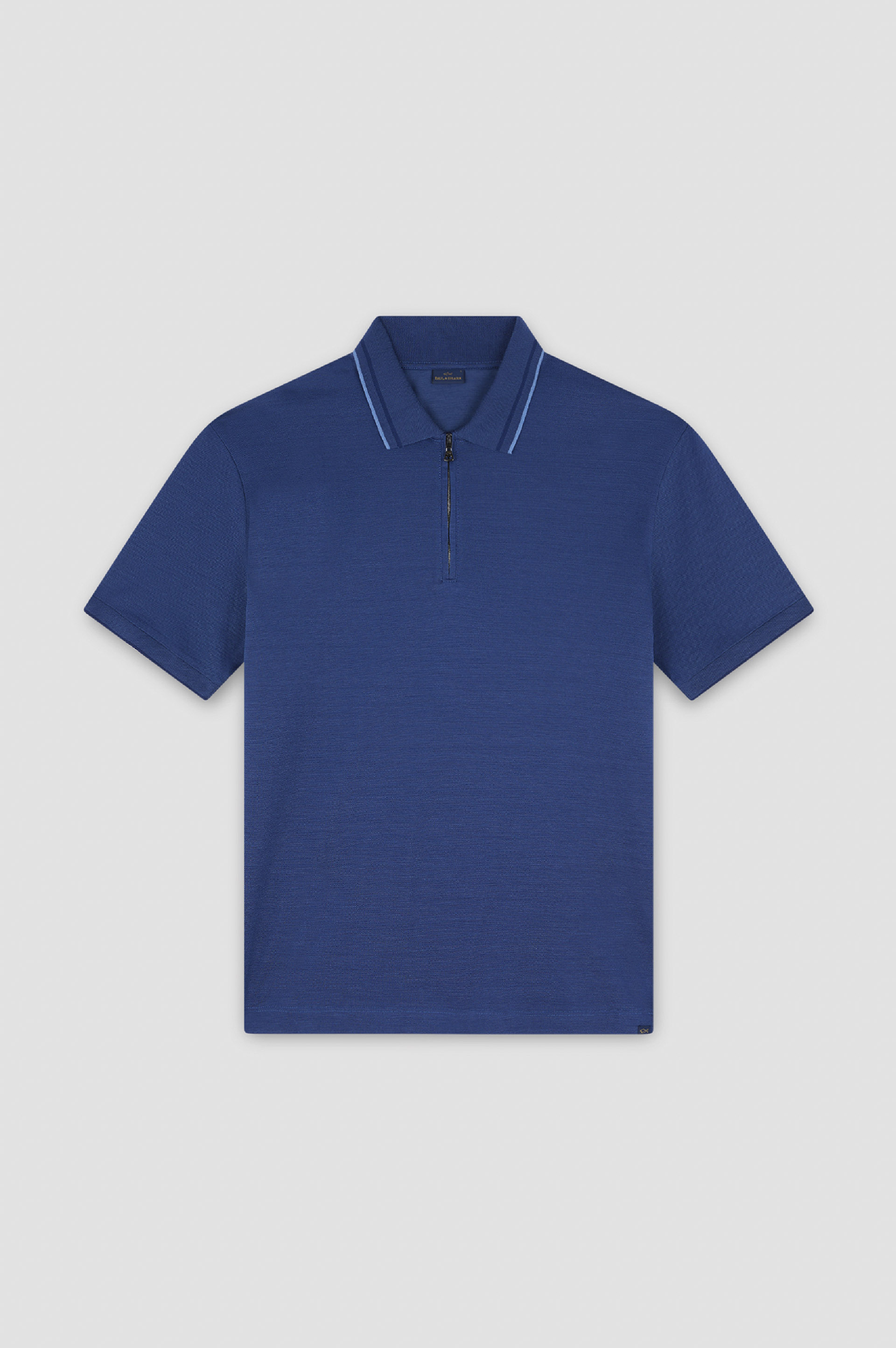 Two Tone Cotton Piqué Polo | Paul & Shark