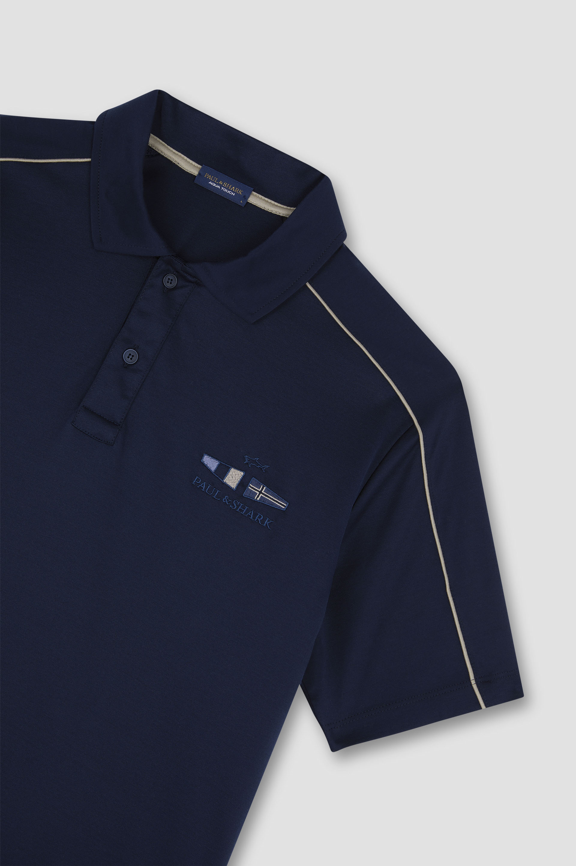 Tシャツ・カットソー Paul & Shark SS24 POLO (24411261 013) PAUL & SHARK Paul & Shark Logo Polo Shirt - Polos from