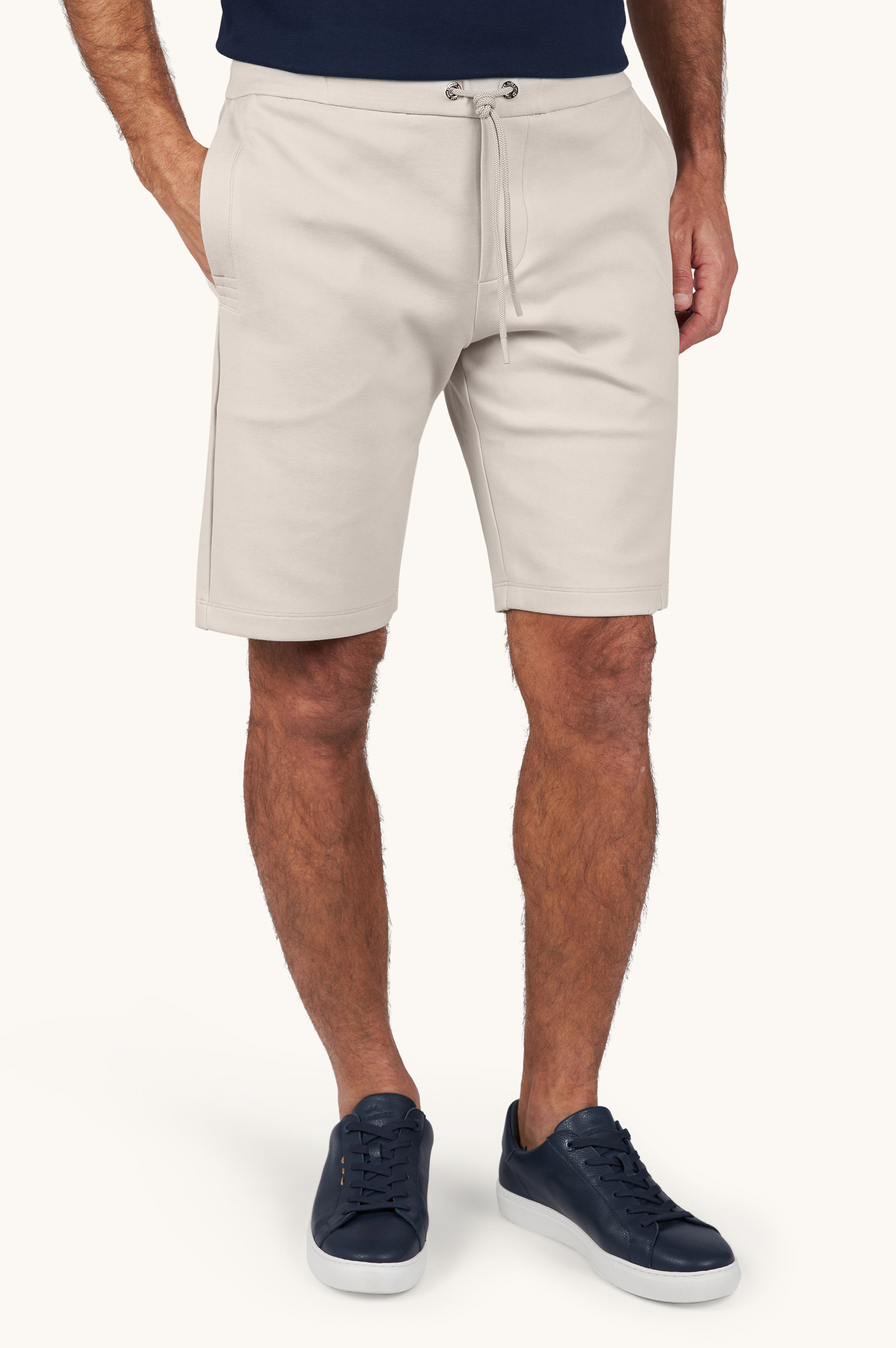 Active Fleece cotton sport bermuda shorts image number 0