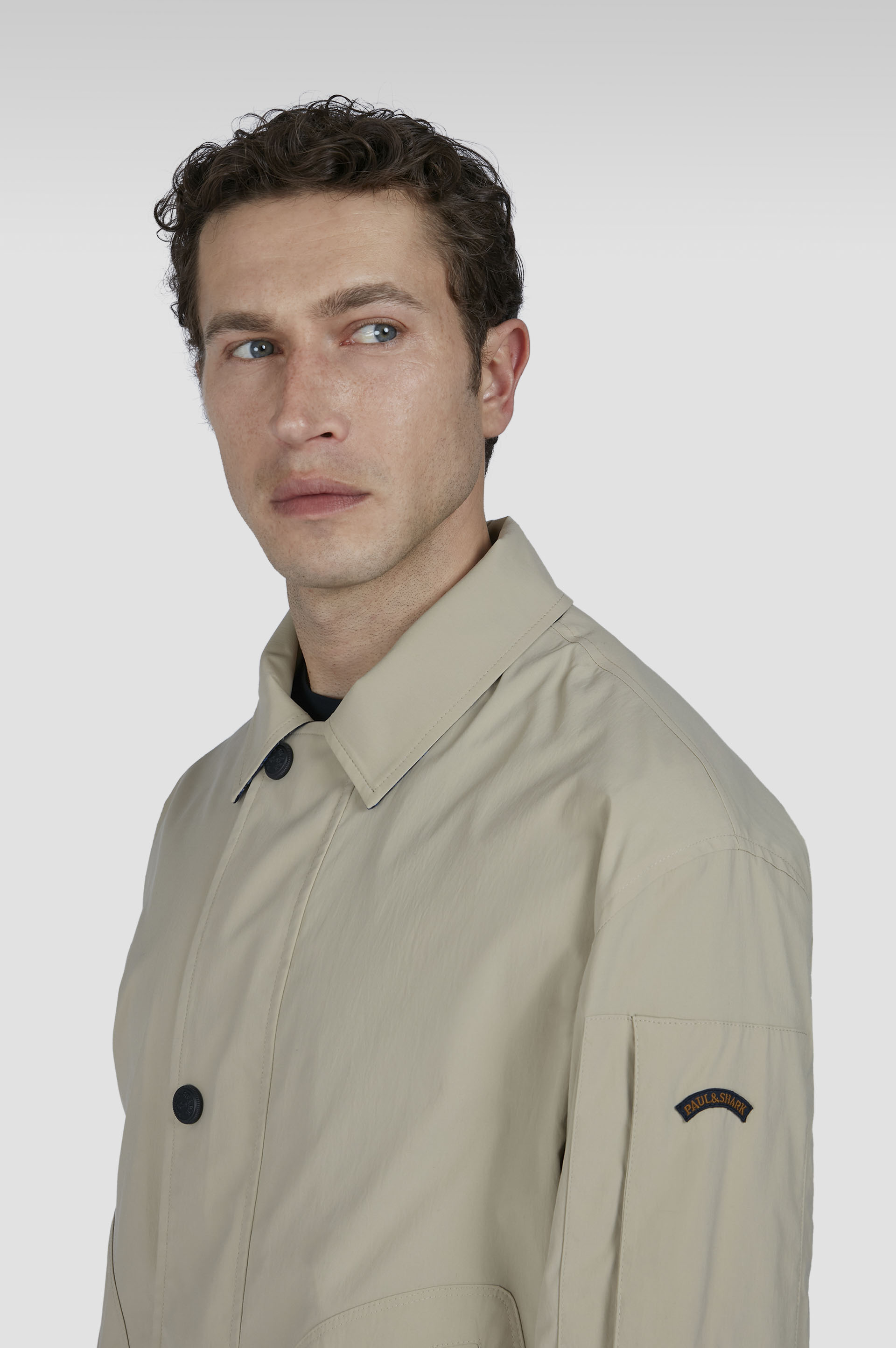 Reversible Jacket with Plaid Pattern image number 10