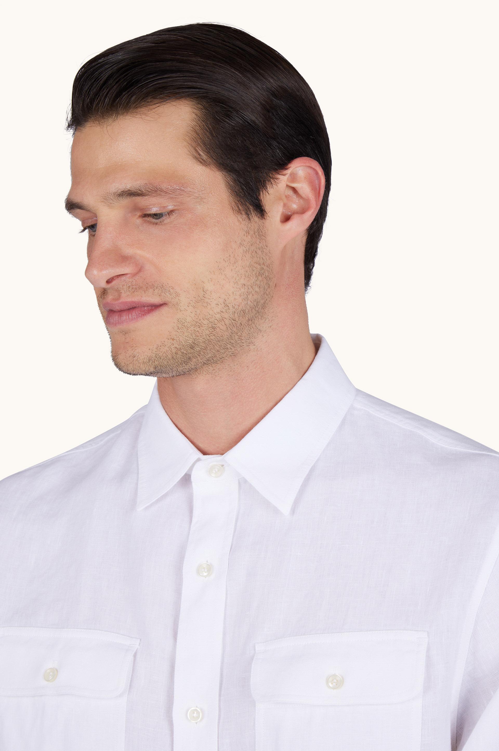 Linen overshirt image number 3