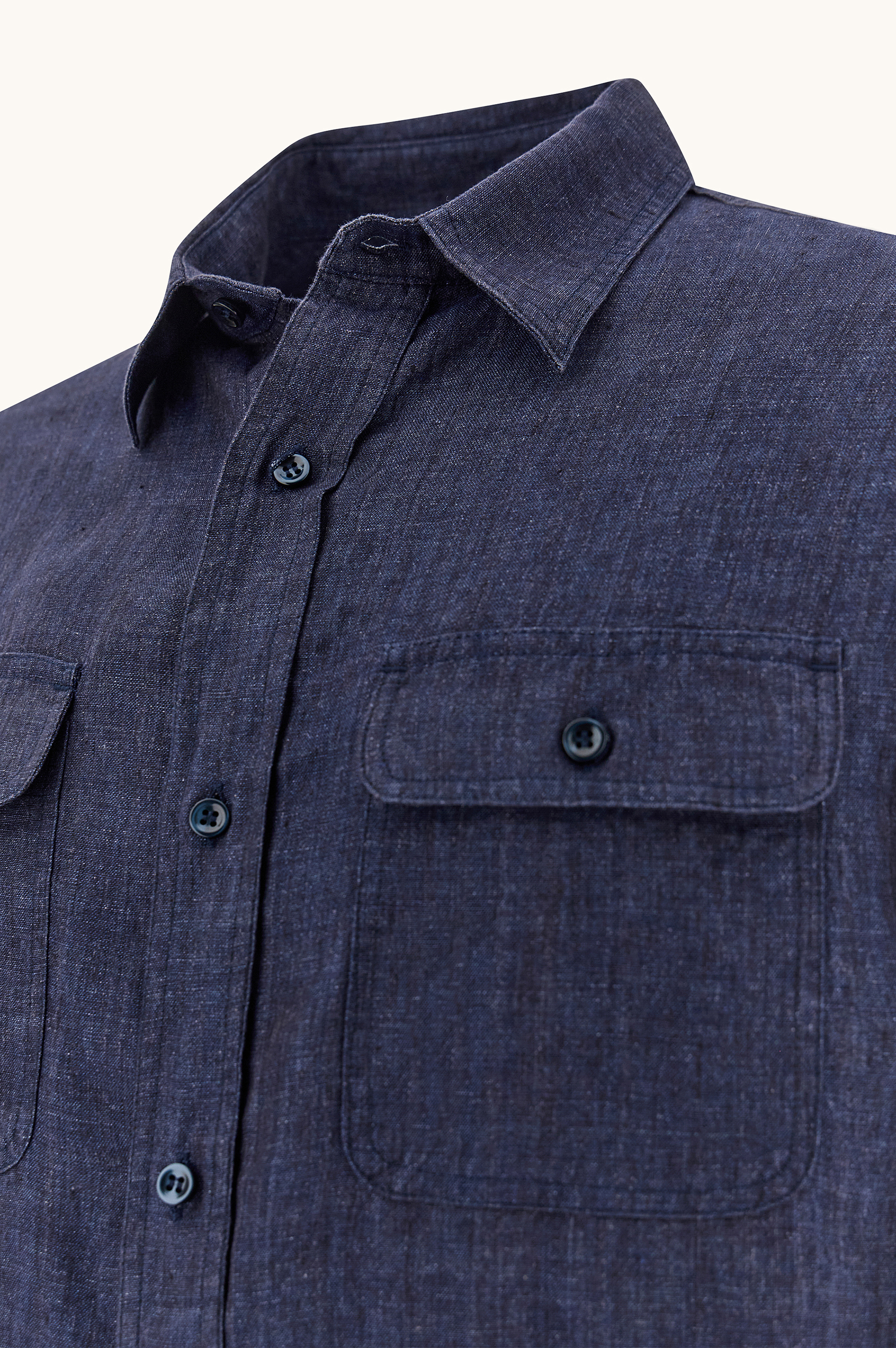 Linen overshirt image number 5