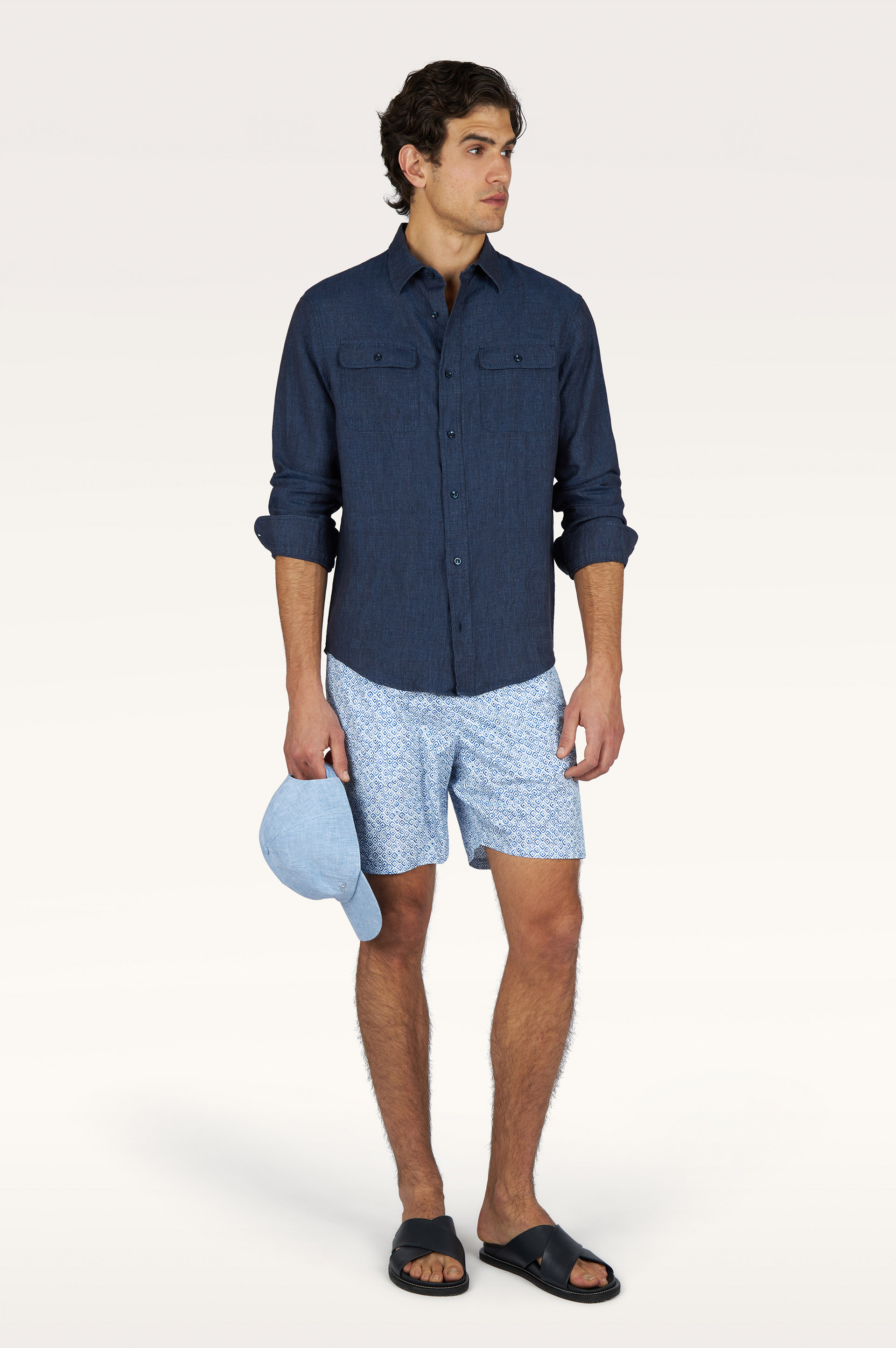Linen overshirt image number 1