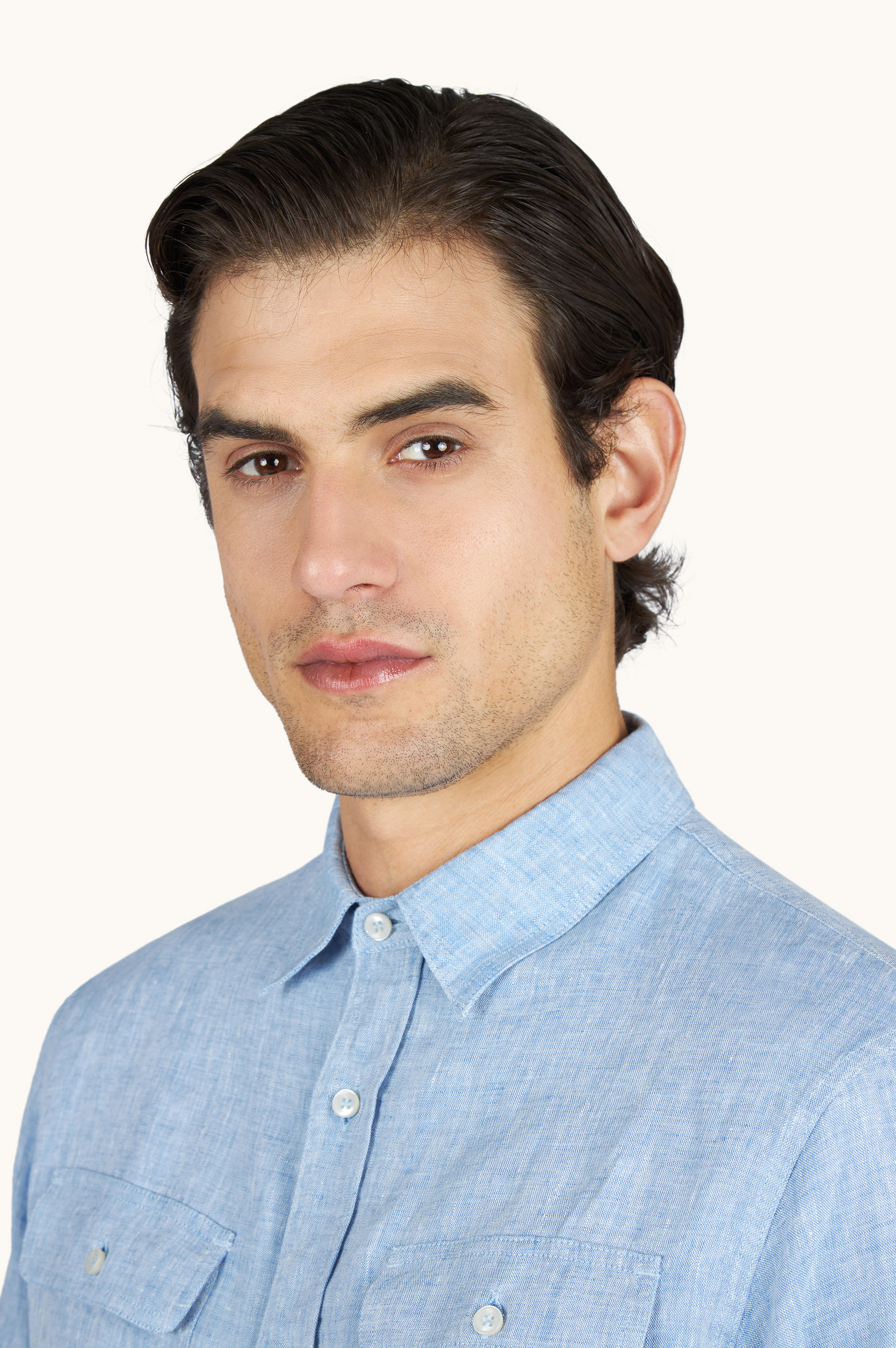 Linen overshirt image number 3