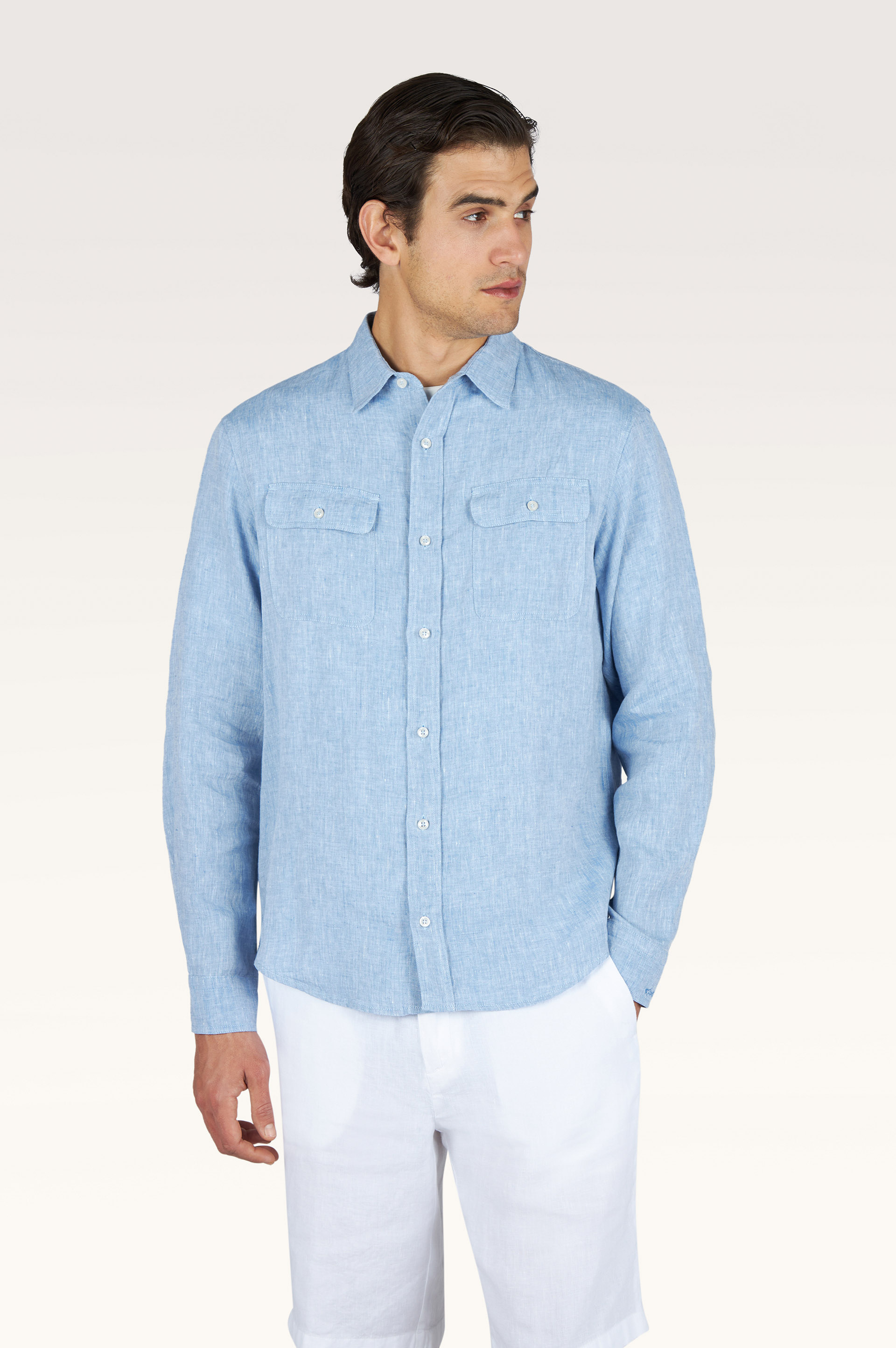 Linen overshirt image number 0