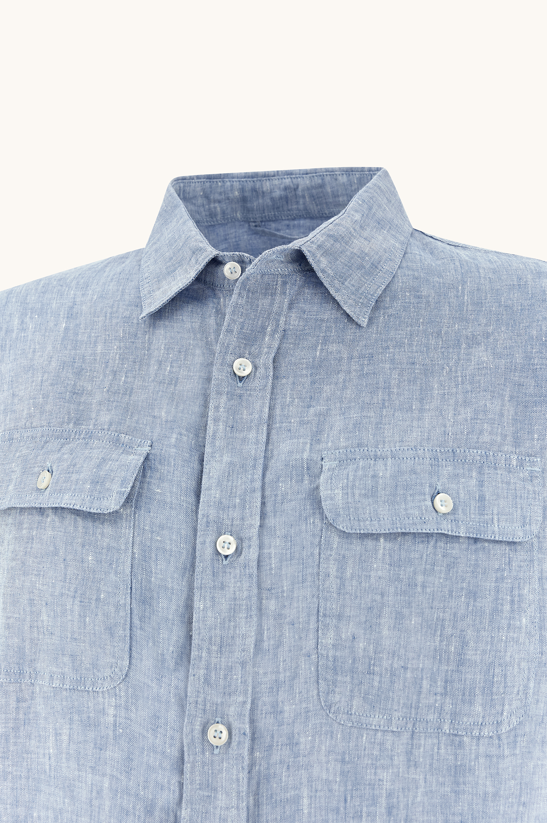 Linen overshirt image number 5