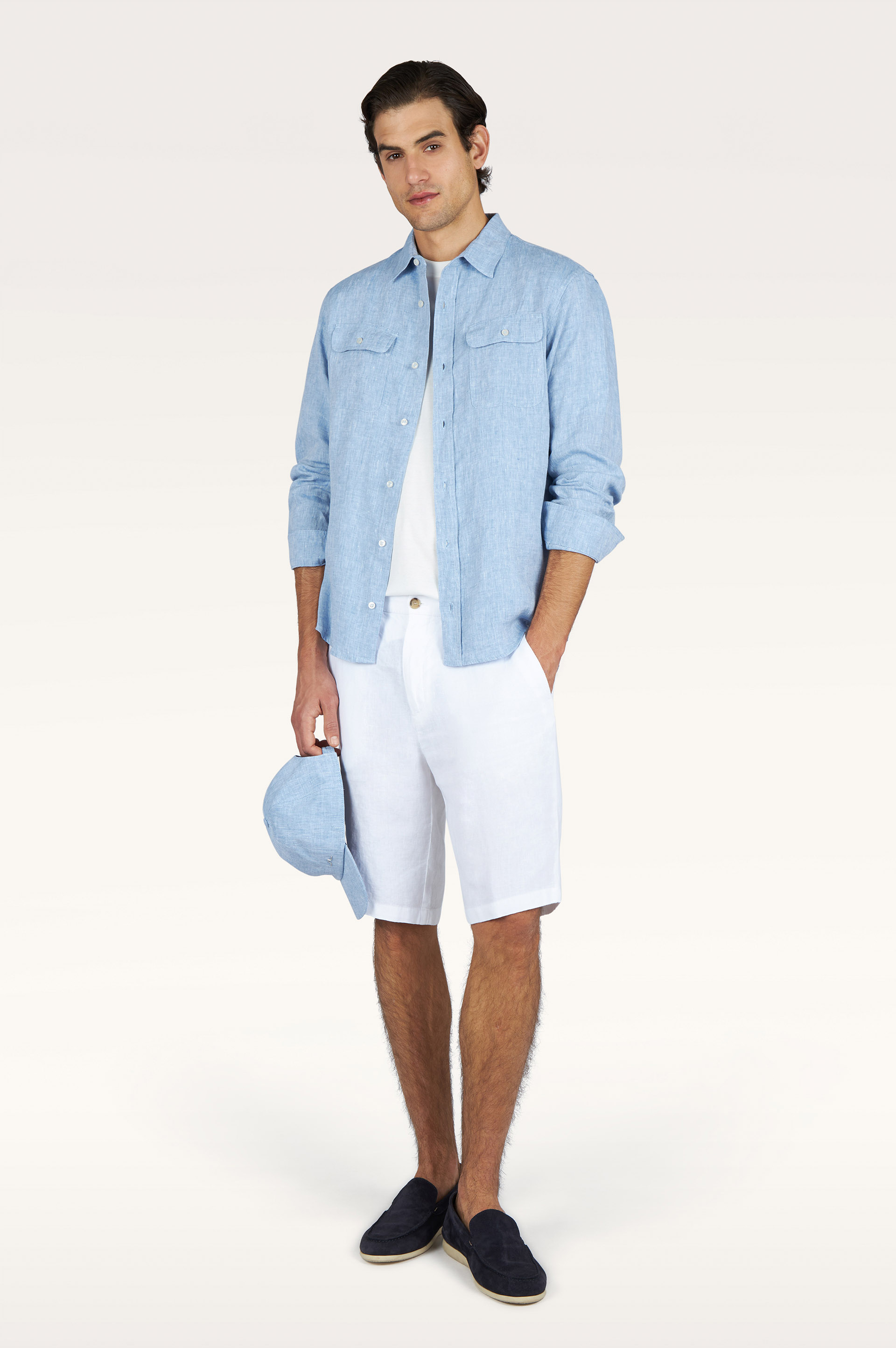 Linen overshirt image number 1