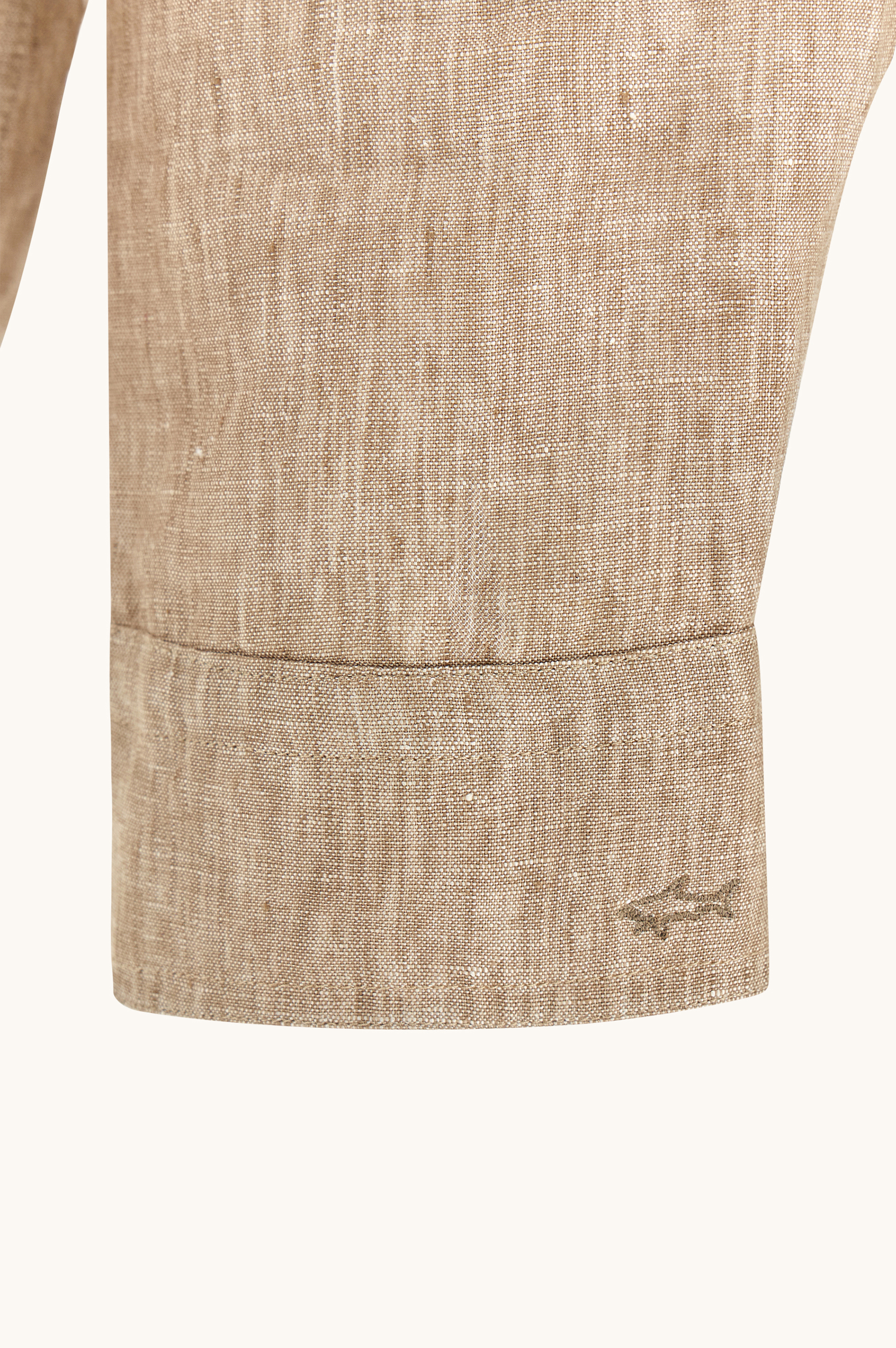 Sobrecamisa de lino image number 6