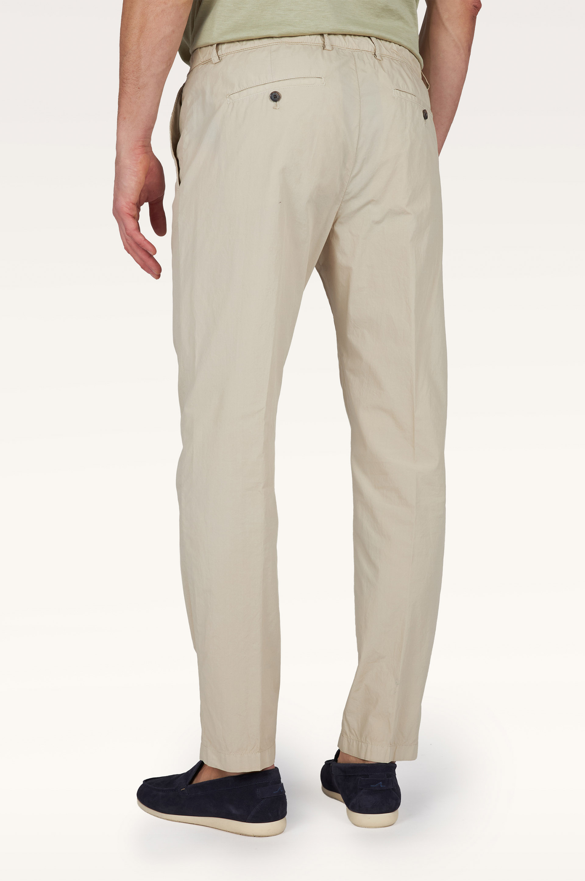 Чиносы из ультралегкого хлопкового поплина image number 2