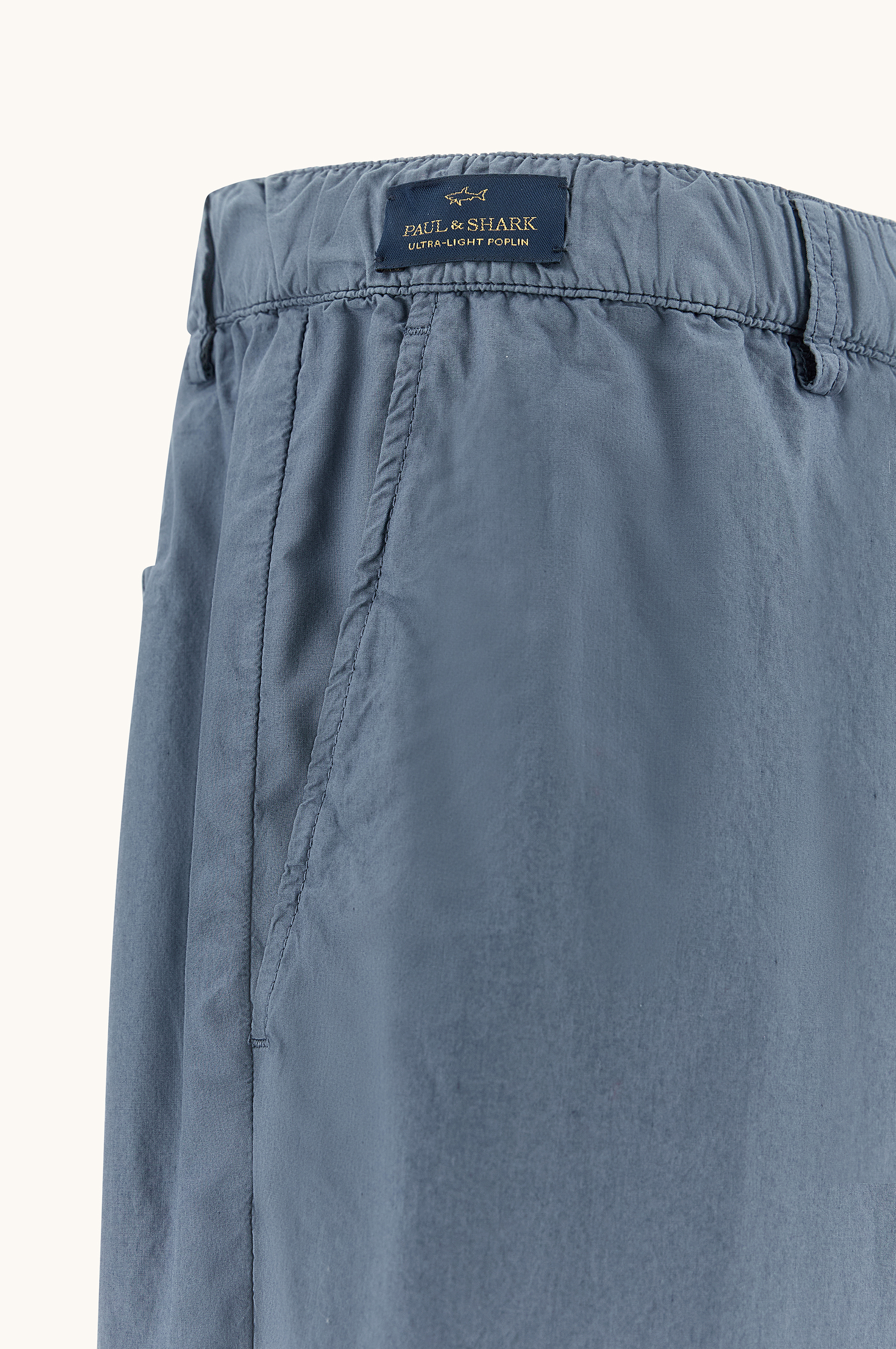 Bermuda in cotone Ultralight Popeline con coulisse image number 2