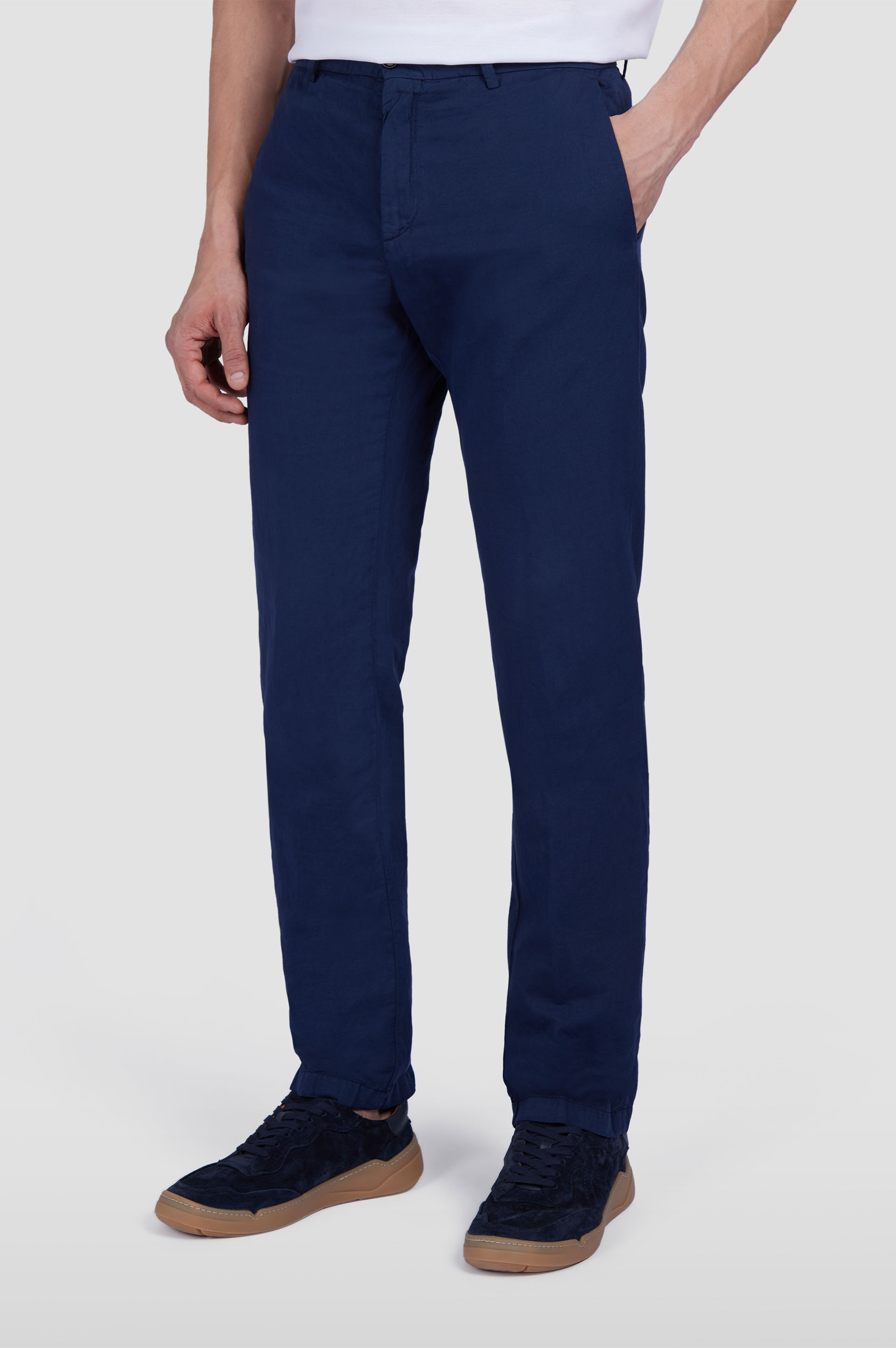 Chino pants in linen and cotton | Paul & Shark