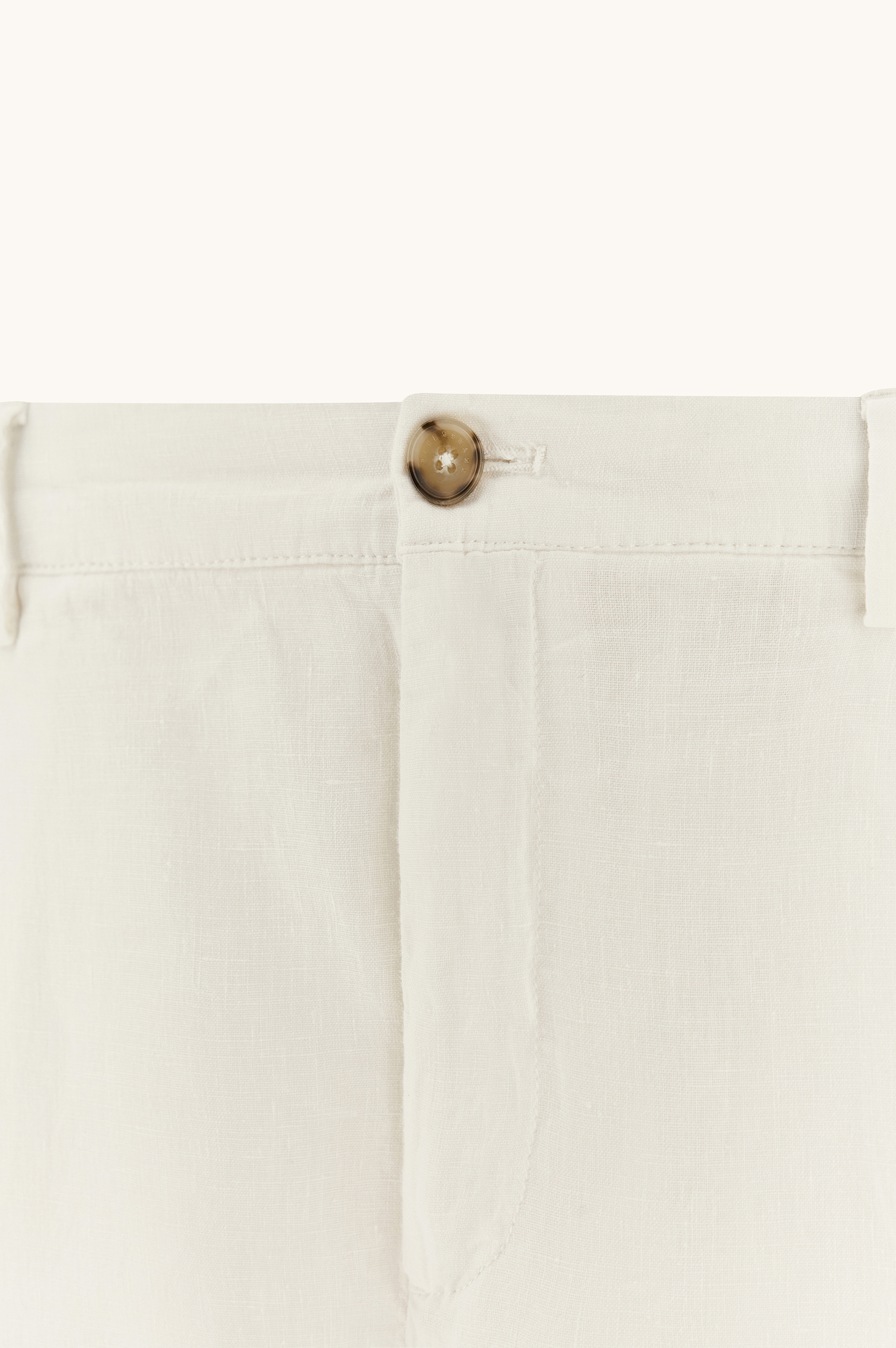 Linen chino pants with drawstring image number 7