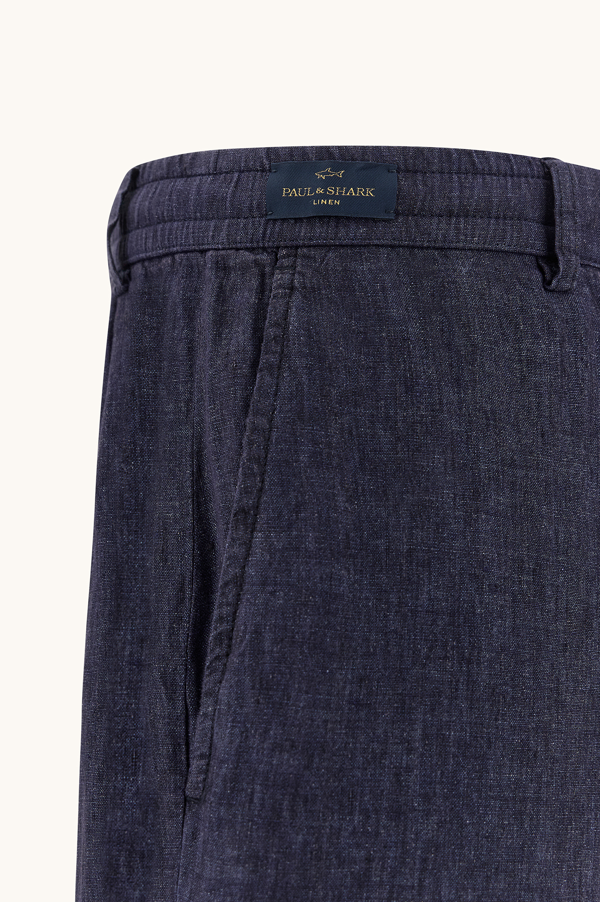 Chinohose aus Leinen mit Kordelzug image number 6