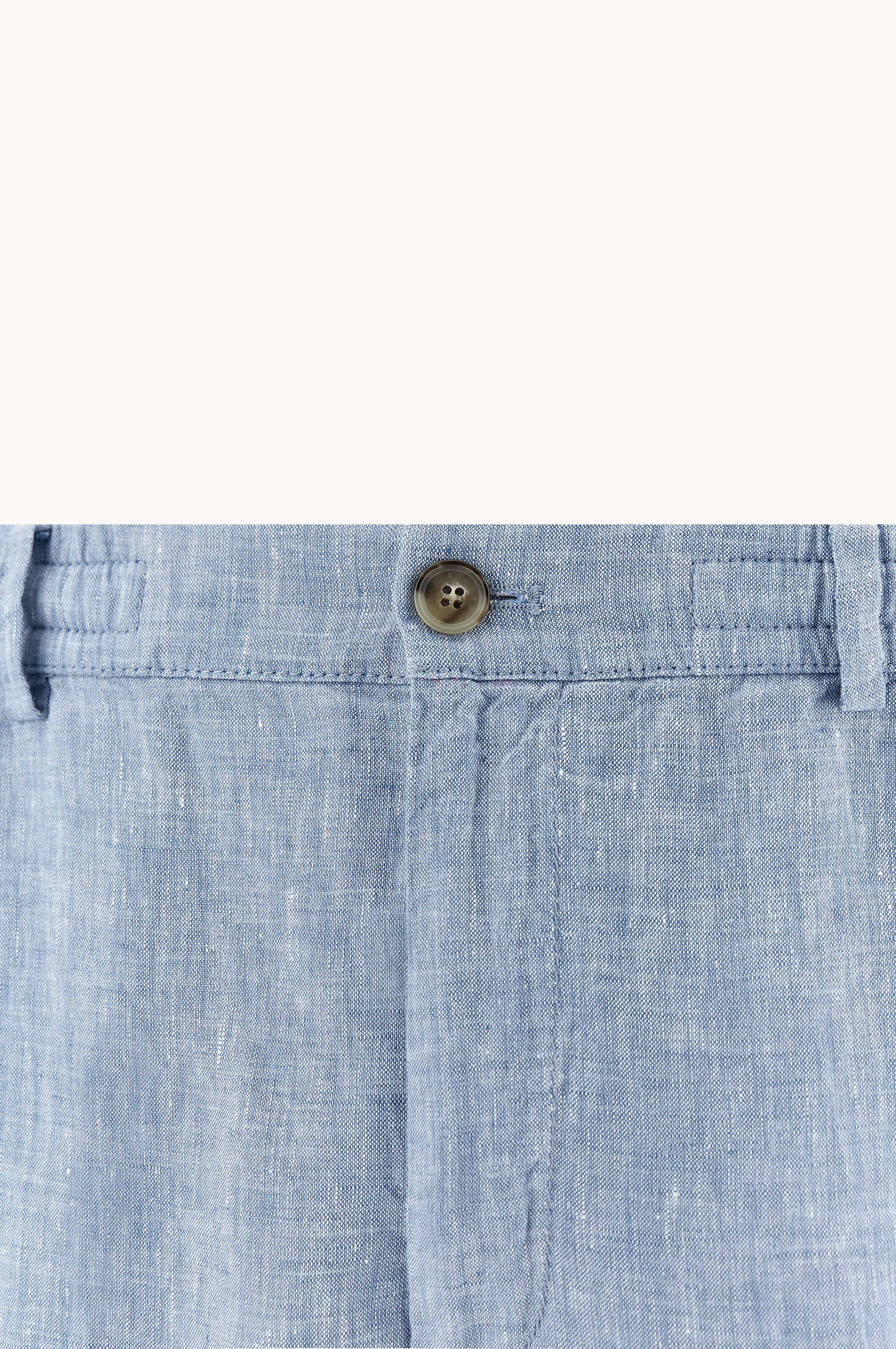 Pantalone Chino in lino con coulisse image number 7