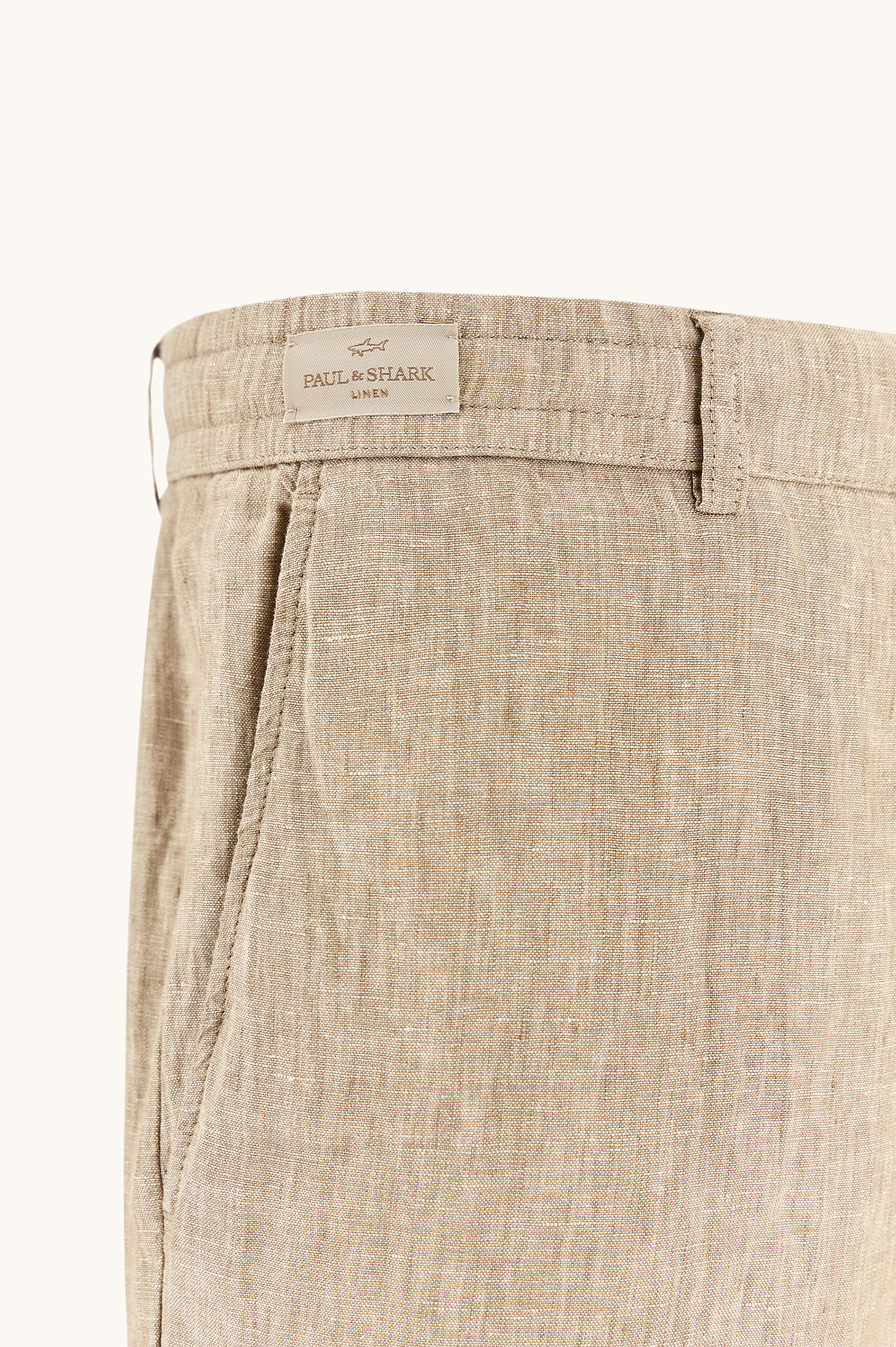 Pantal&oacute;n chino de lino con cord&oacute;n image number 6