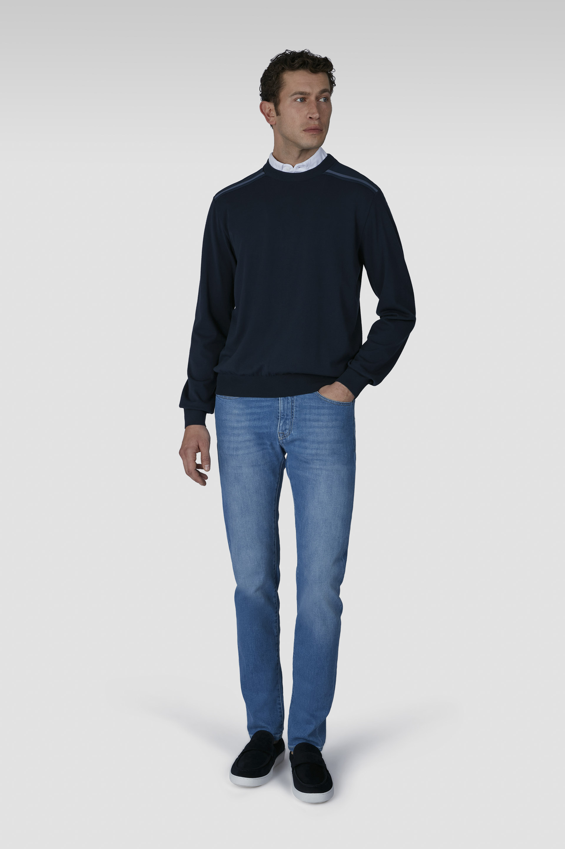 Comfort Stretch Denim Cotton Jeans image number 2