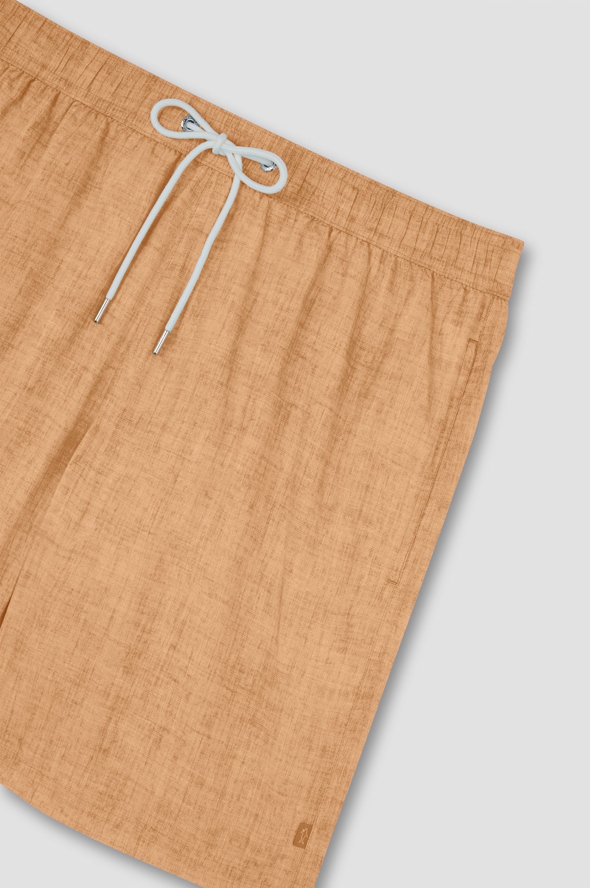 Swim Shorts with Linen-Effect Print image number 5