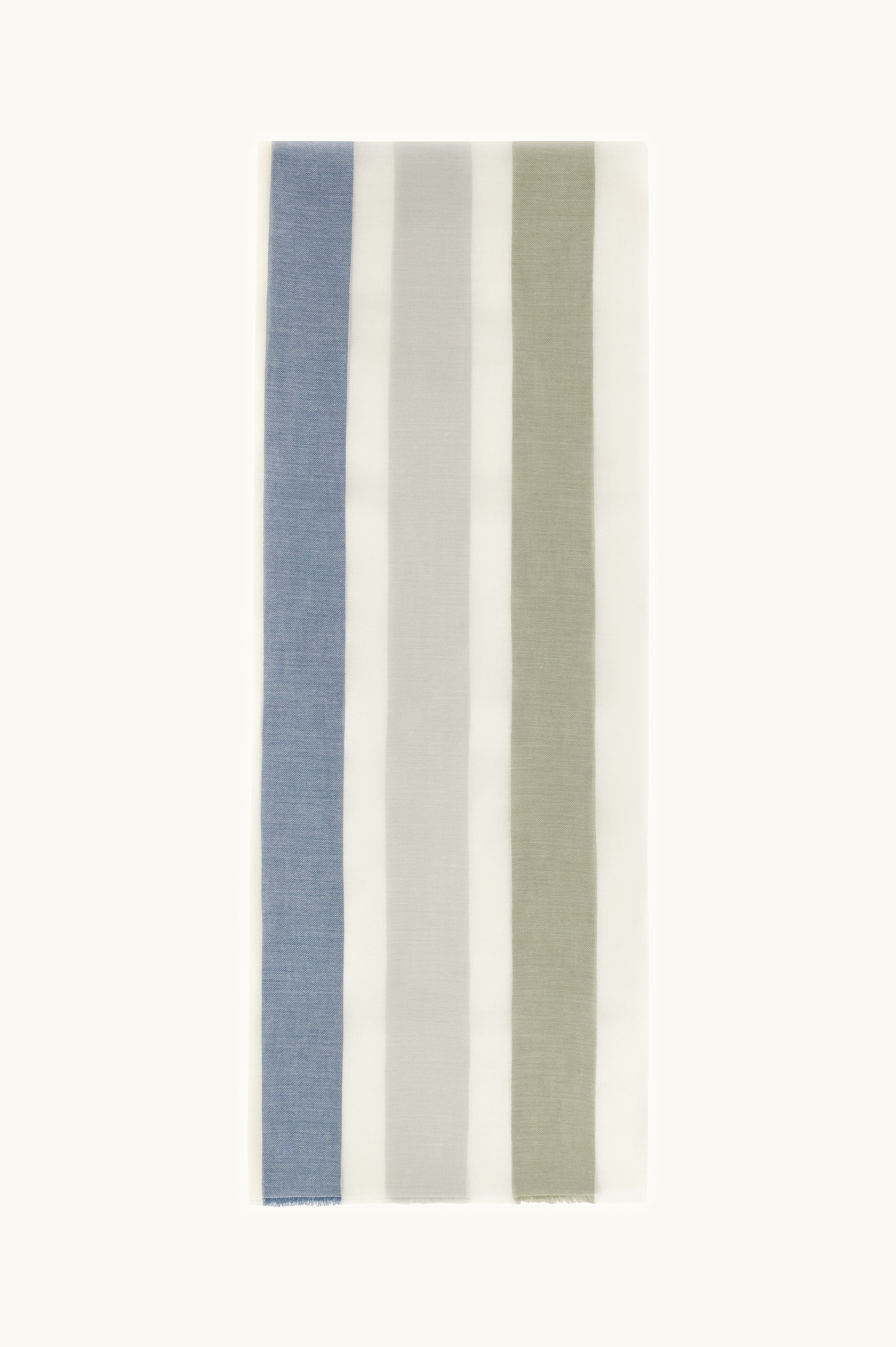Baumwollschal mit Streifenmuster image number 2
