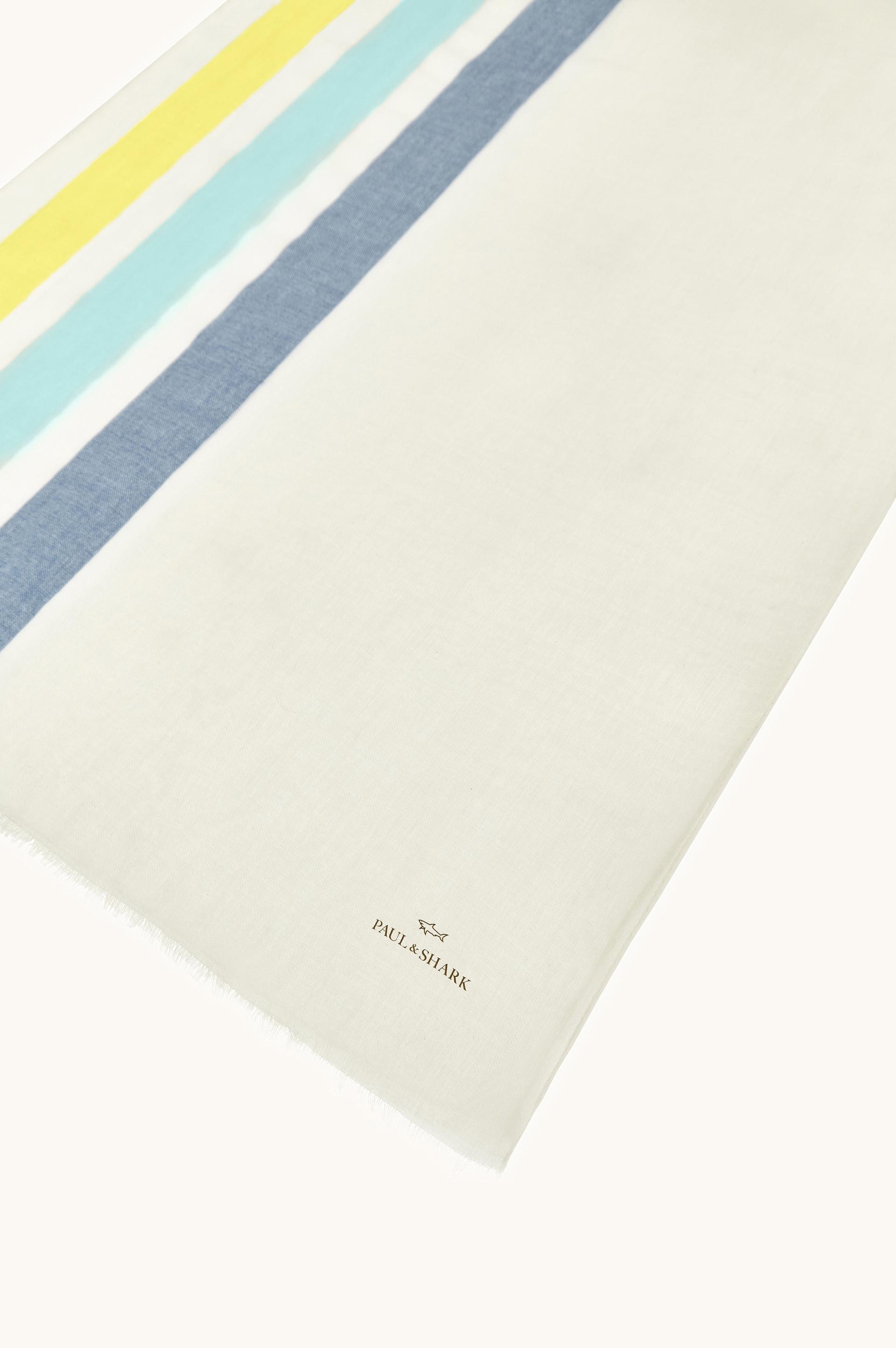 Bufanda de algod&oacute;n con&nbsp;dise&ntilde;o&nbsp;de rayas image number 3