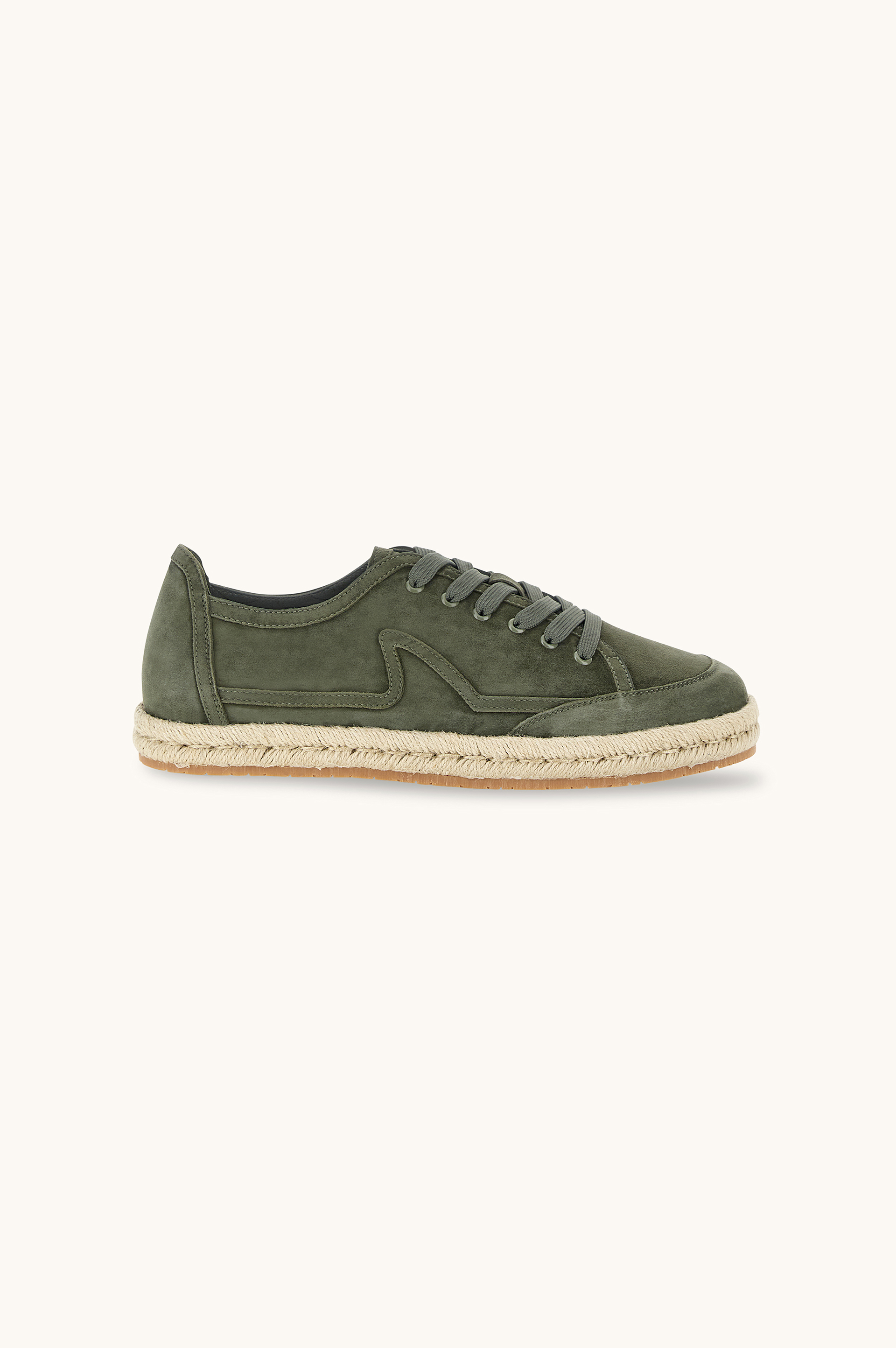 Suede lace-up espadrilles image number 0