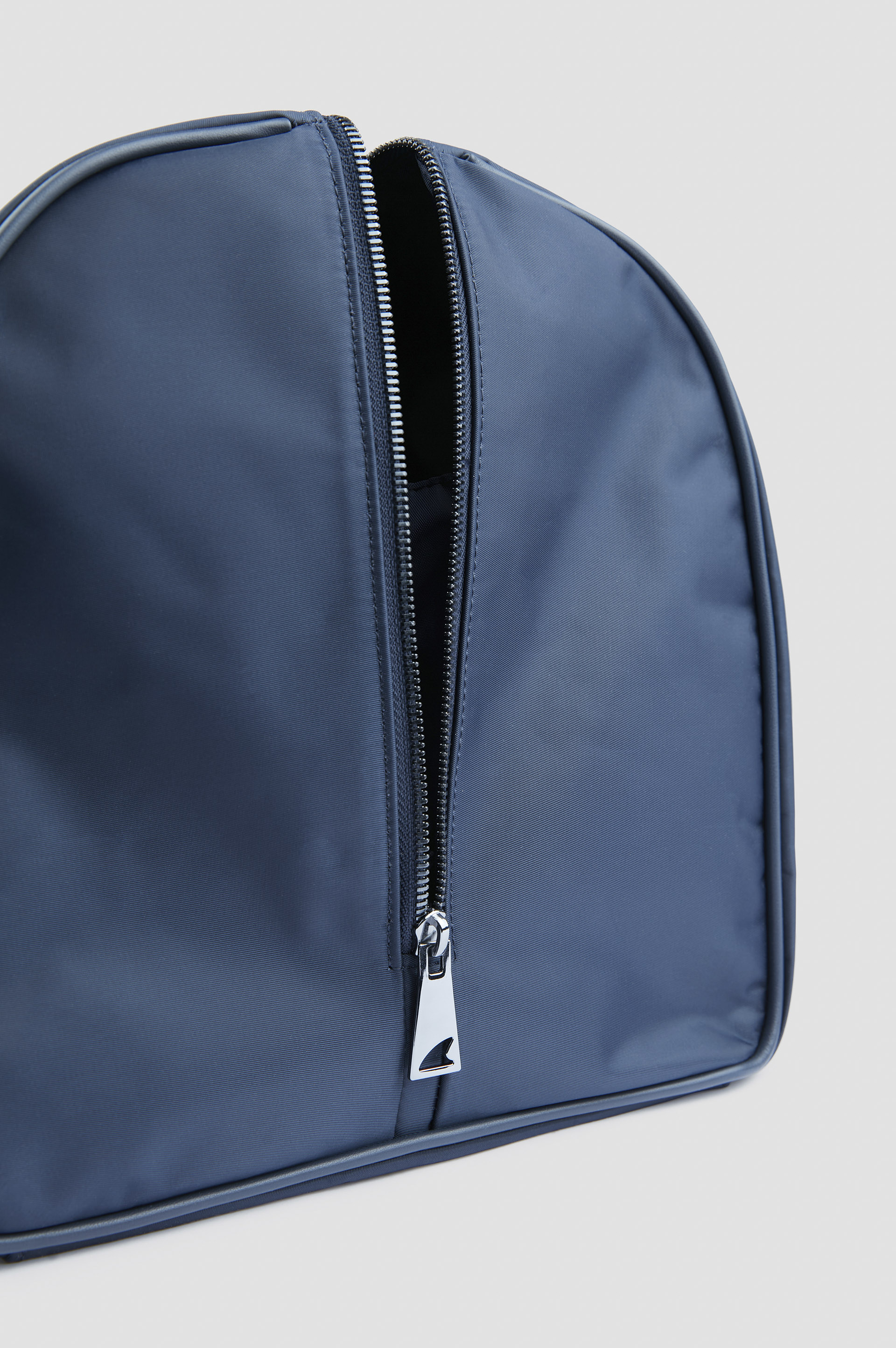 nylon holdall with leather trim image number 7 nylon holdall with leather trim image number 7