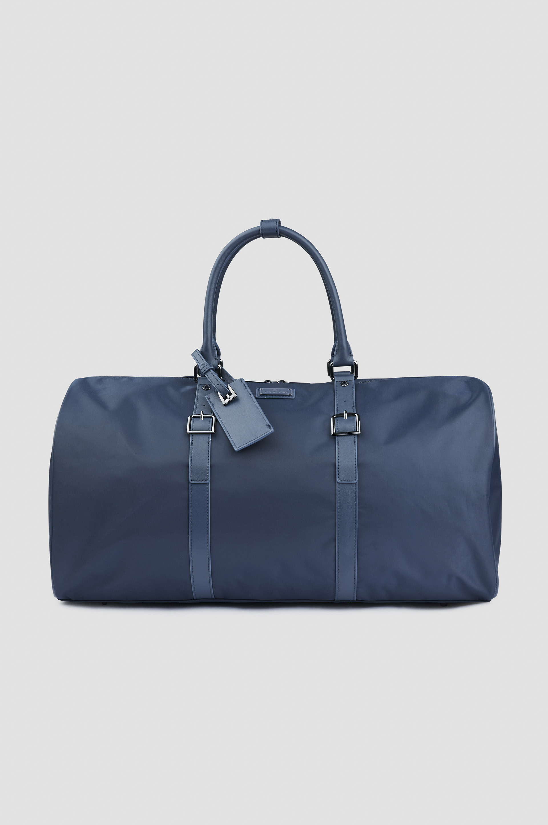 nylon holdall with leather trim image number 0 nylon holdall with leather trim image number 0