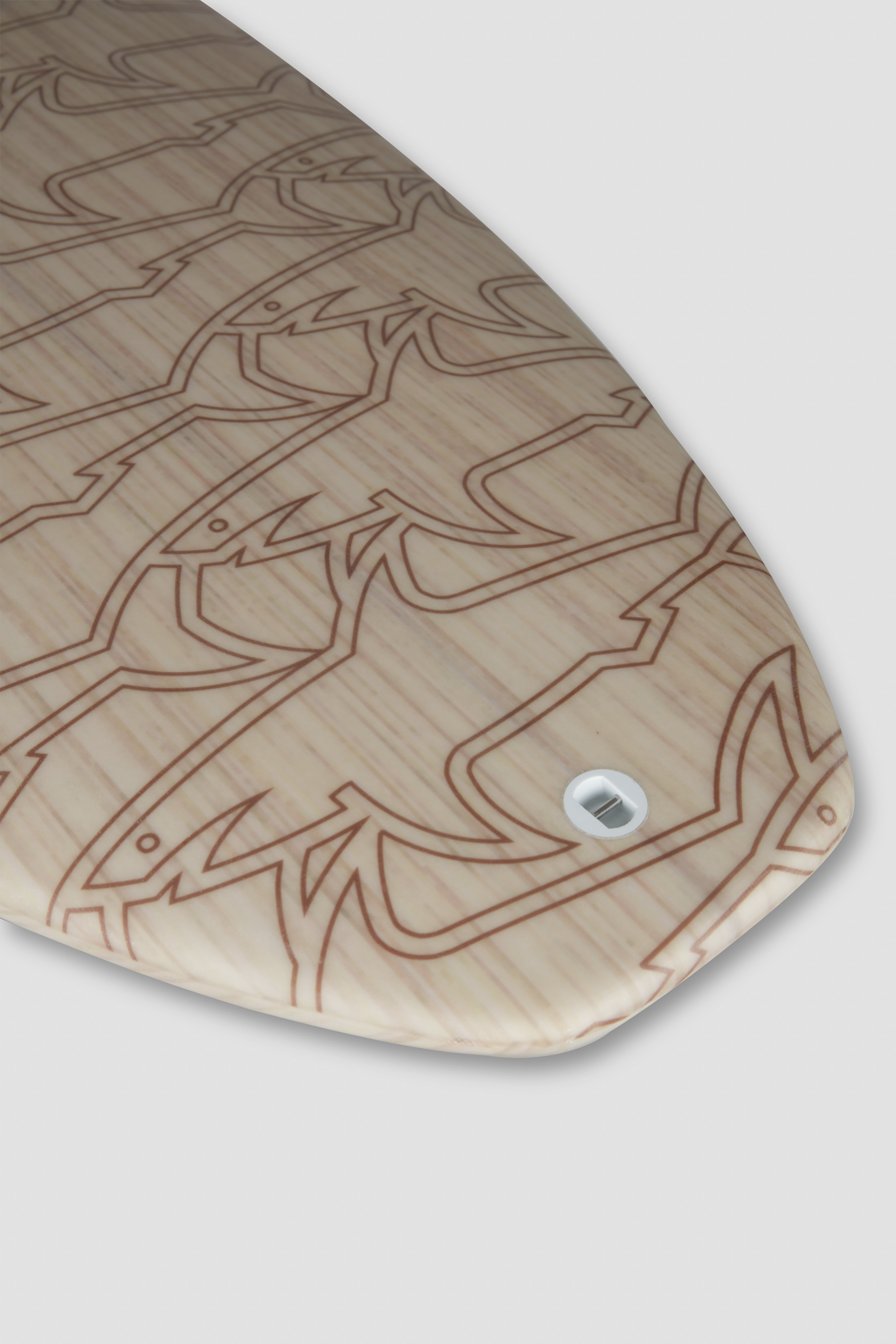 Surfboard with shark pattern image number 4