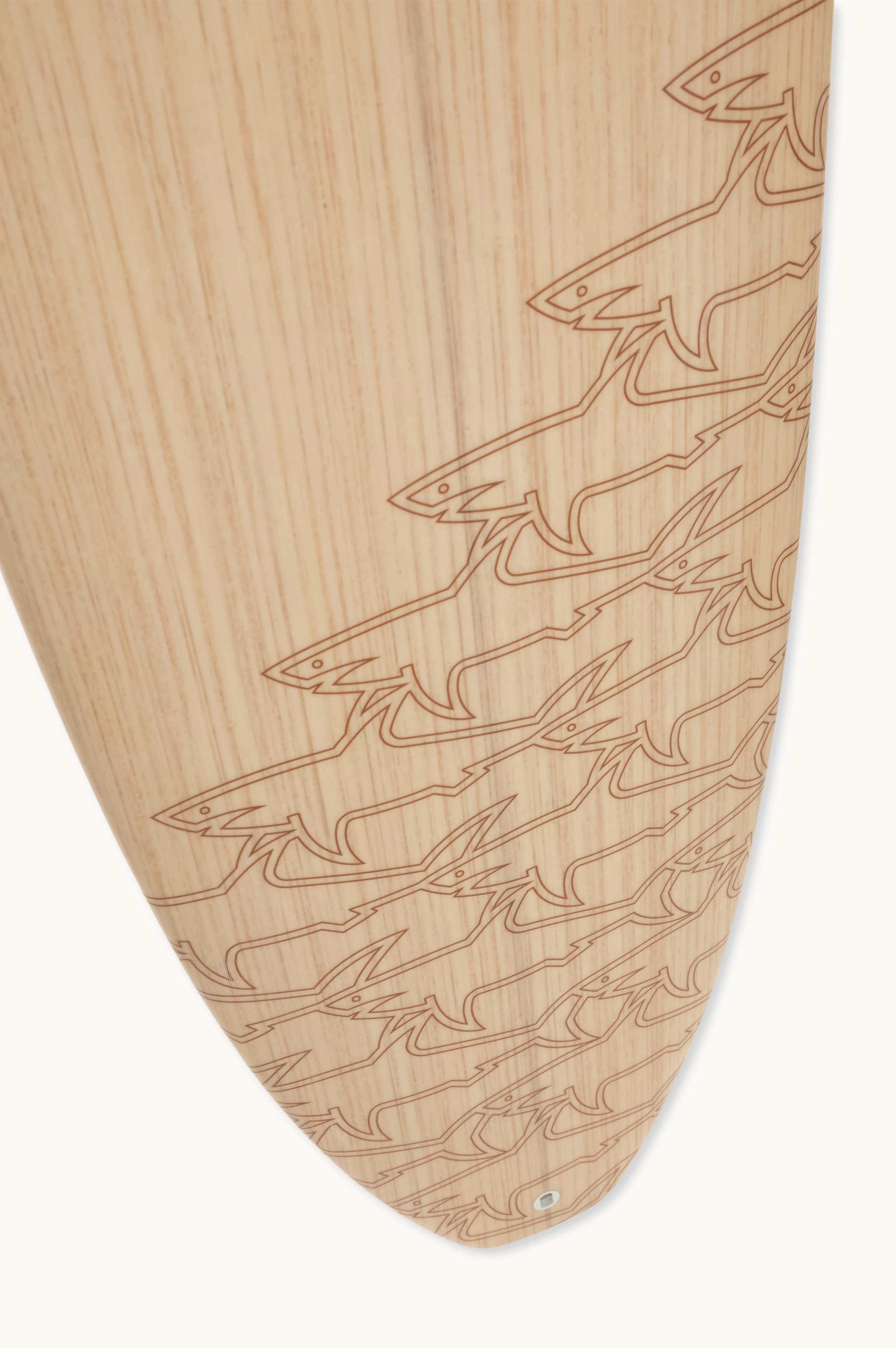 Surfboard with shark pattern image number 3