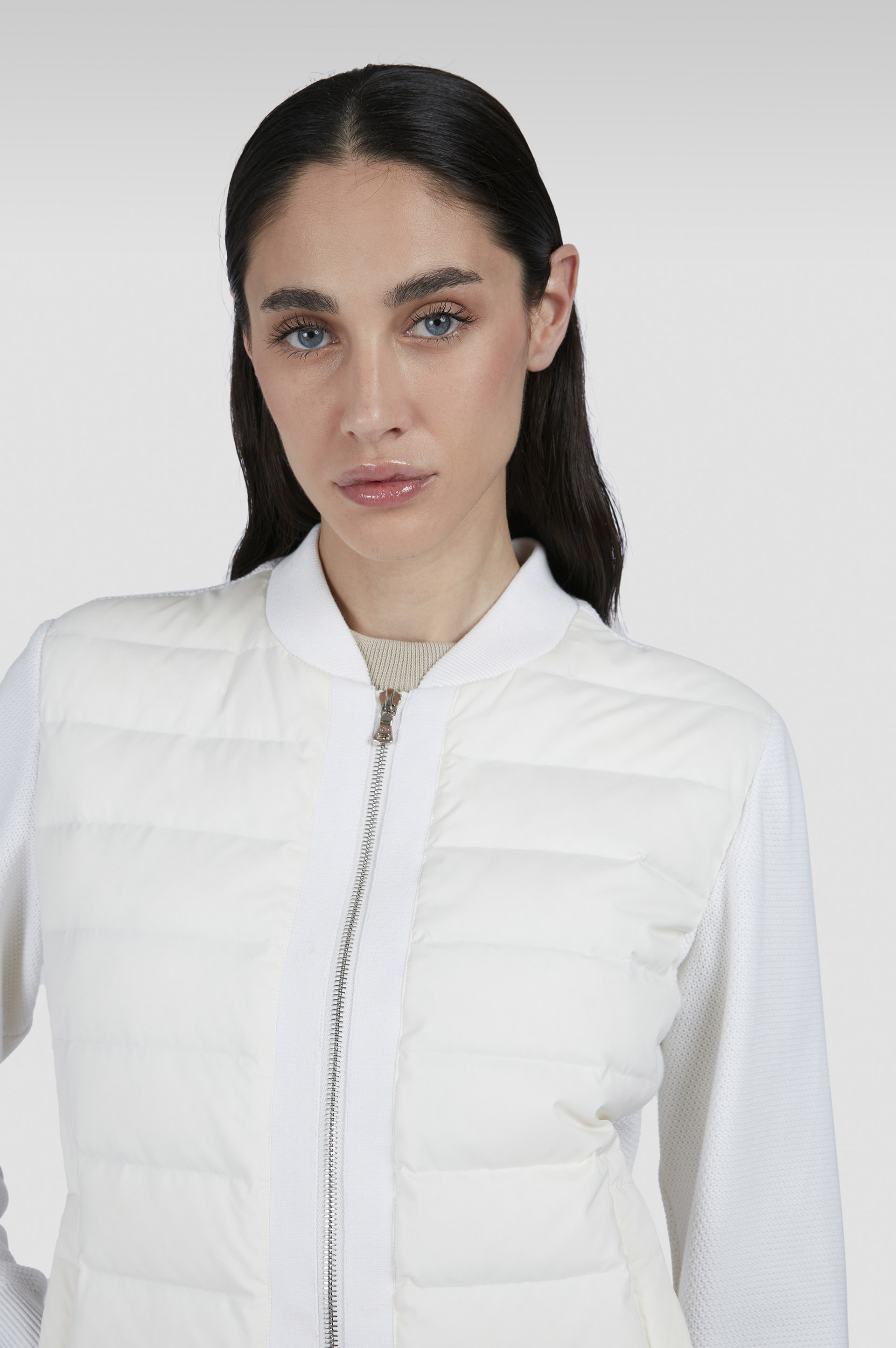 Hybrid-Cardigan mit Reißverschluss aus Baumwollkaschmir und Typhoon® Platinum image number 4