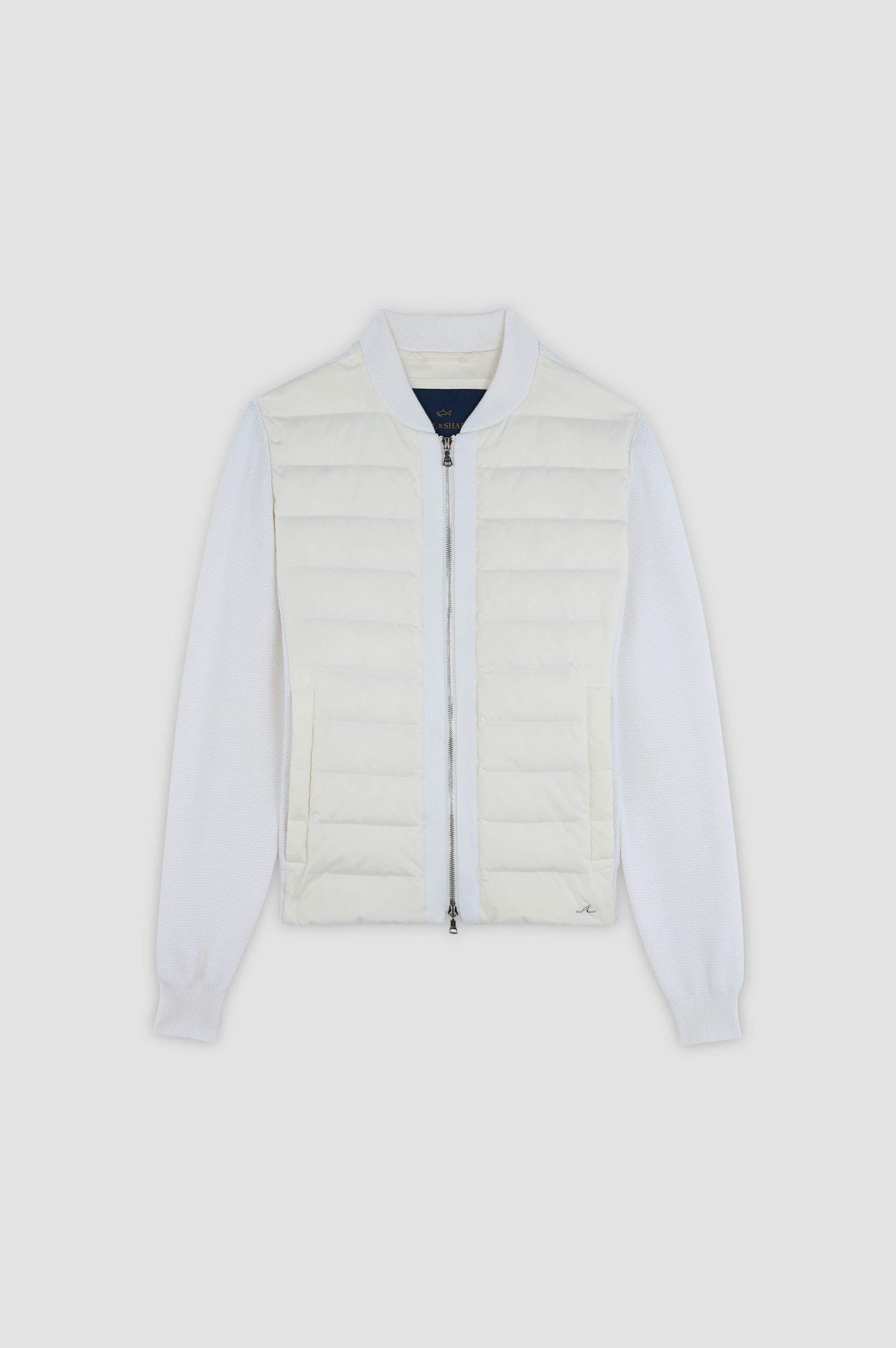 Hybrid-Cardigan mit Reißverschluss aus Baumwollkaschmir und Typhoon® Platinum image number 1