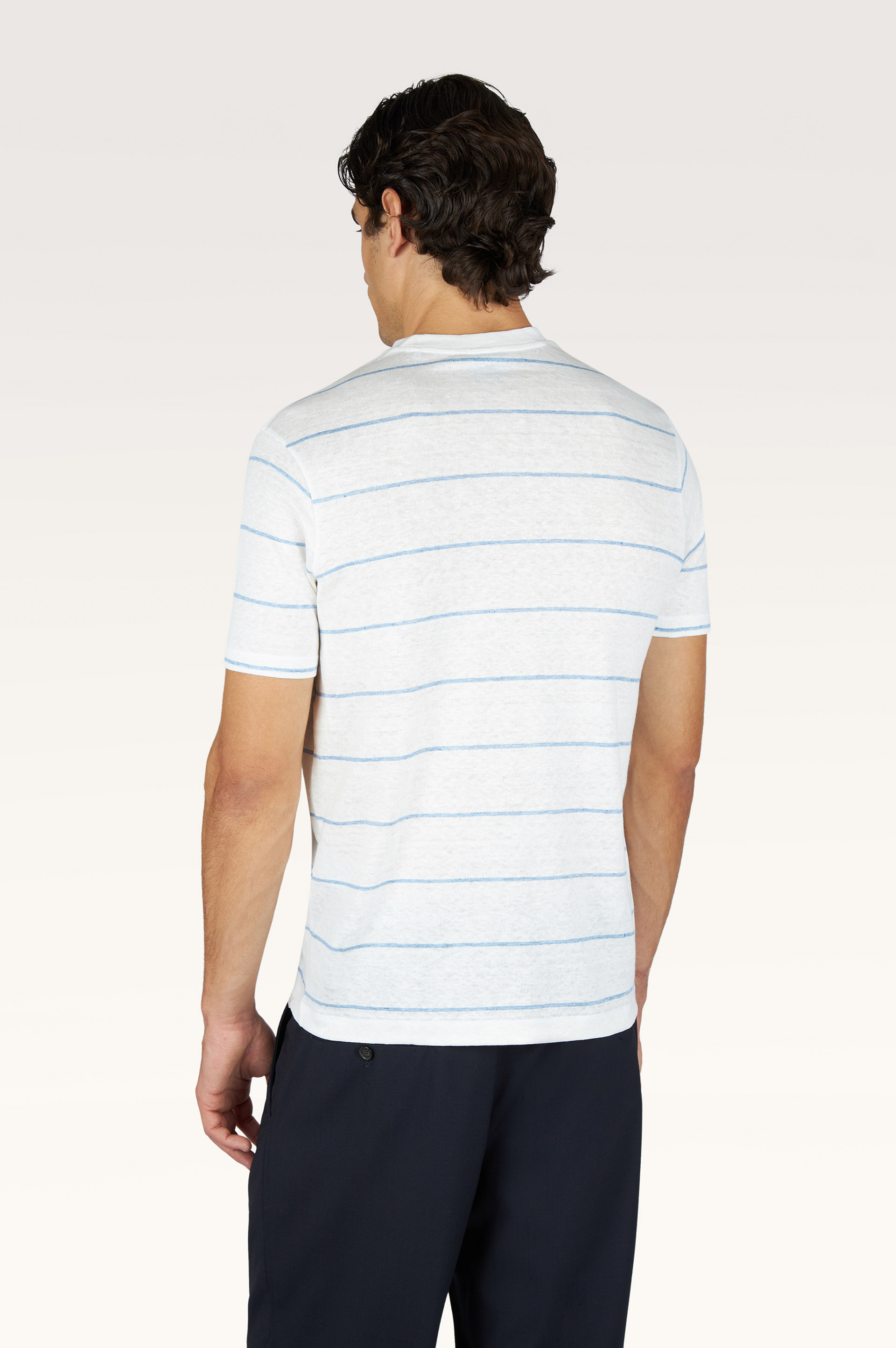 Camiseta de jersey de lino puro image number 2