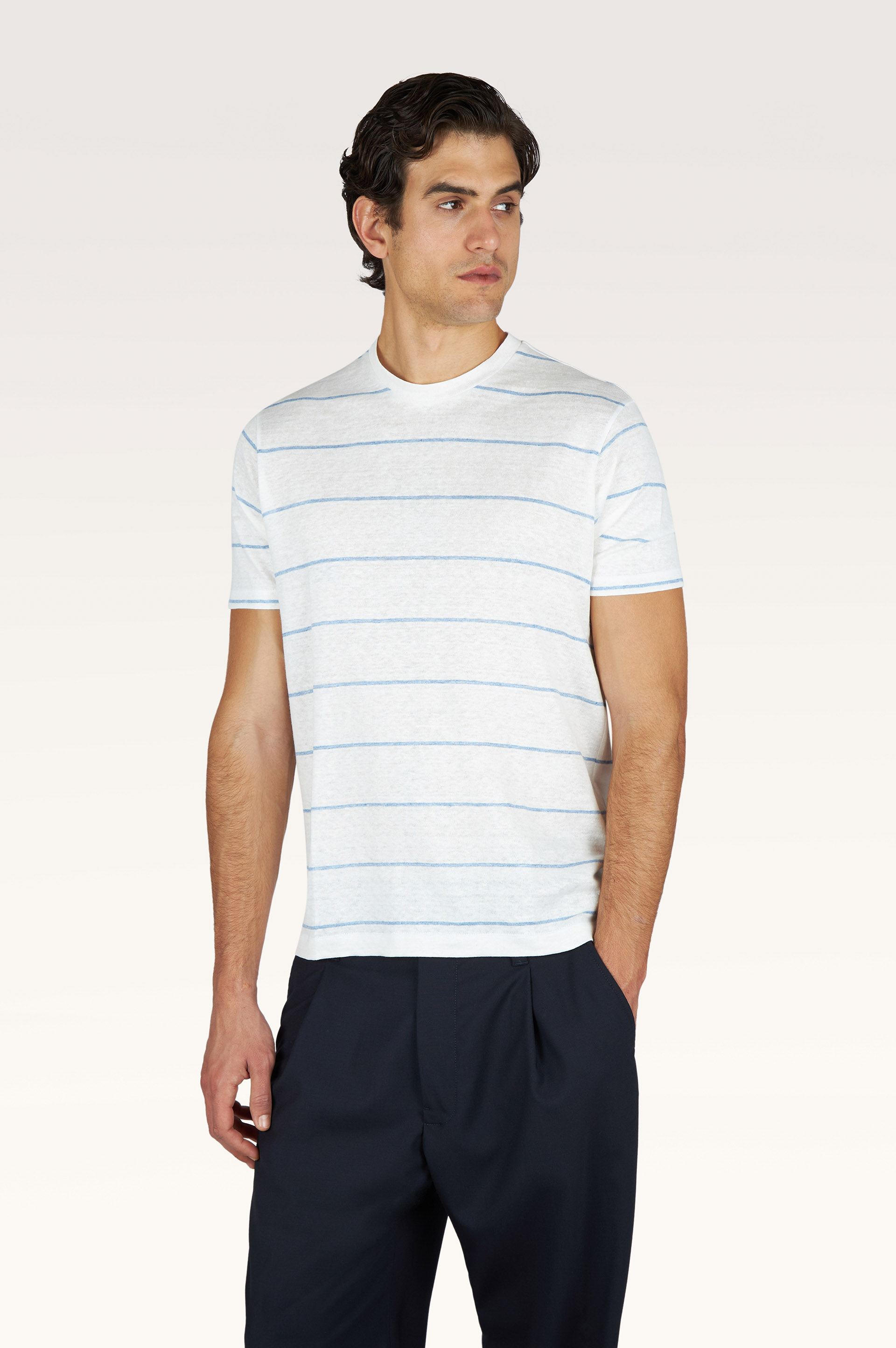 Camiseta de jersey de lino puro image number 0