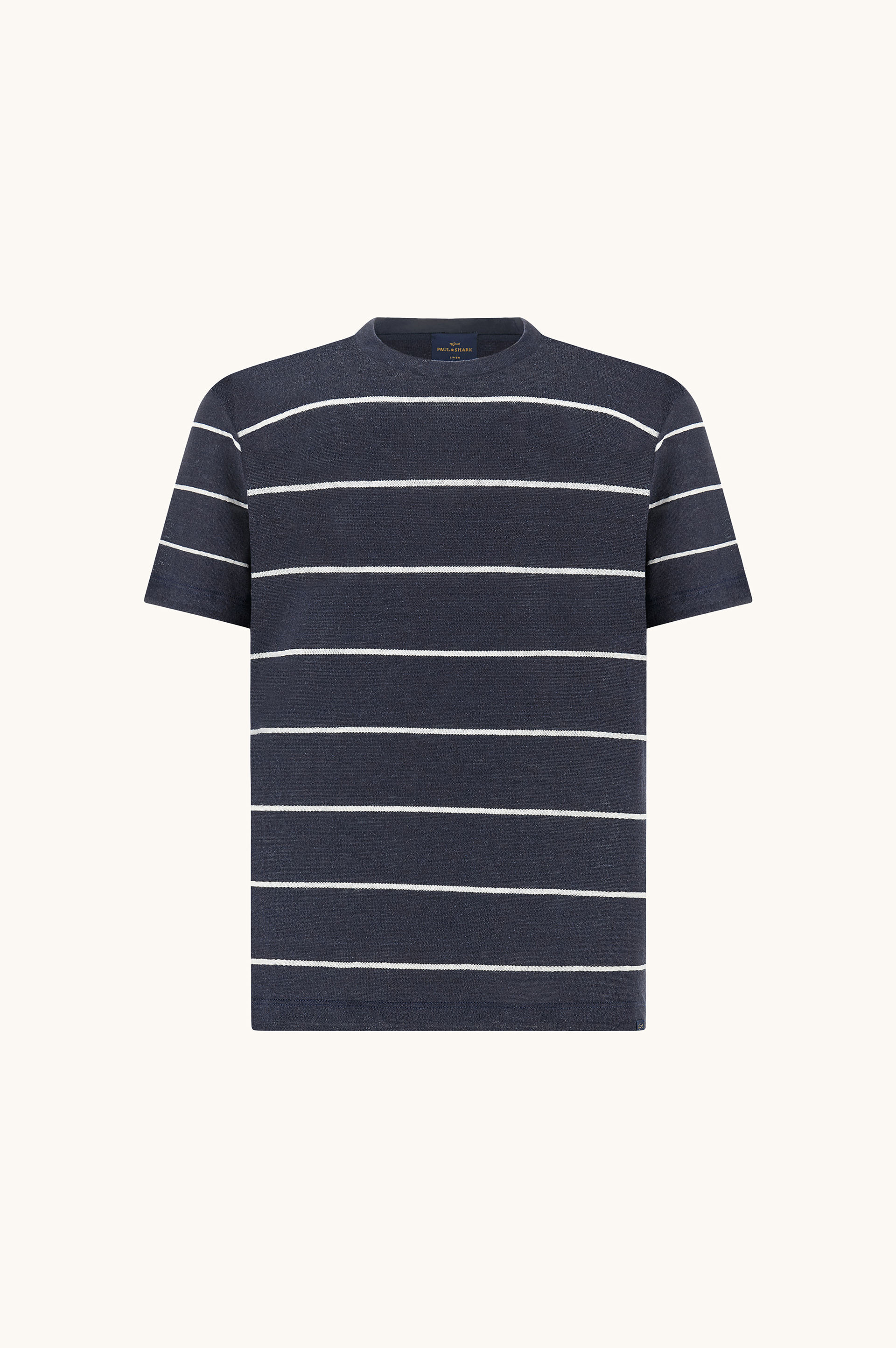 T-shirt en jersey de lin pur image number 0