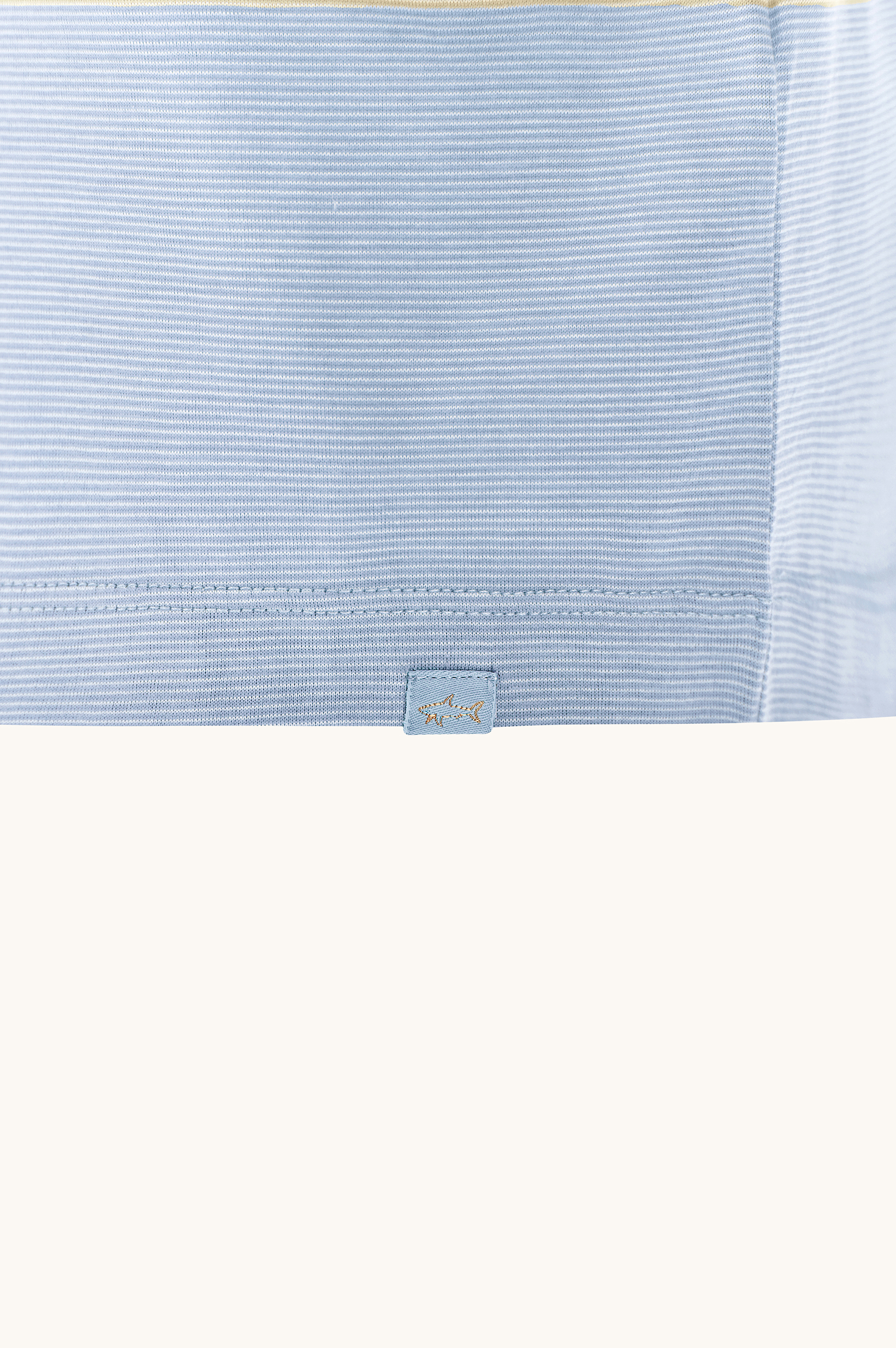 Silk and cotton T-Shirt with micro stripe pattern image number 6
