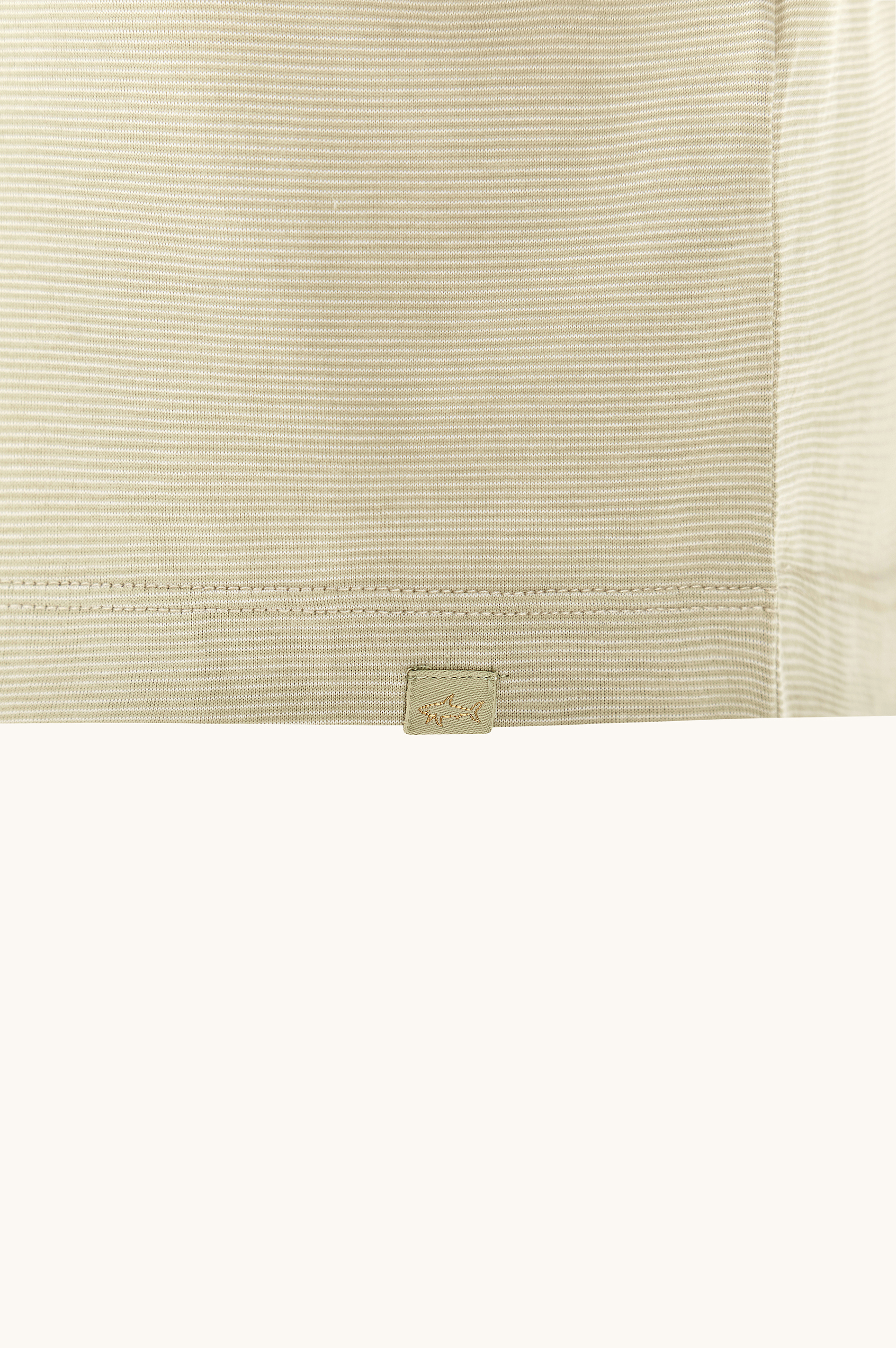 Silk and cotton T-Shirt with micro stripe pattern image number 7