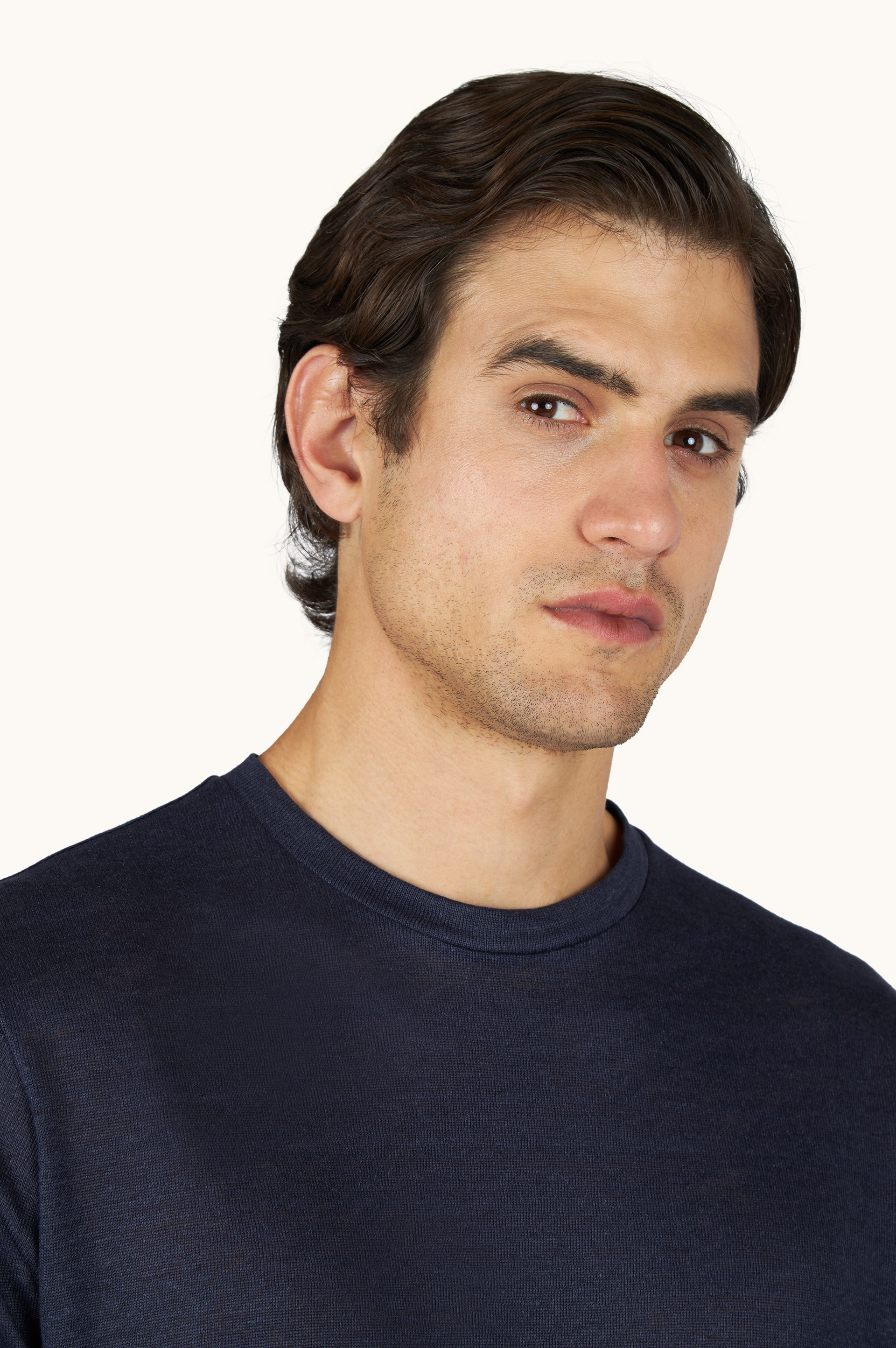 T-shirt en jersey de lin pur image number 3